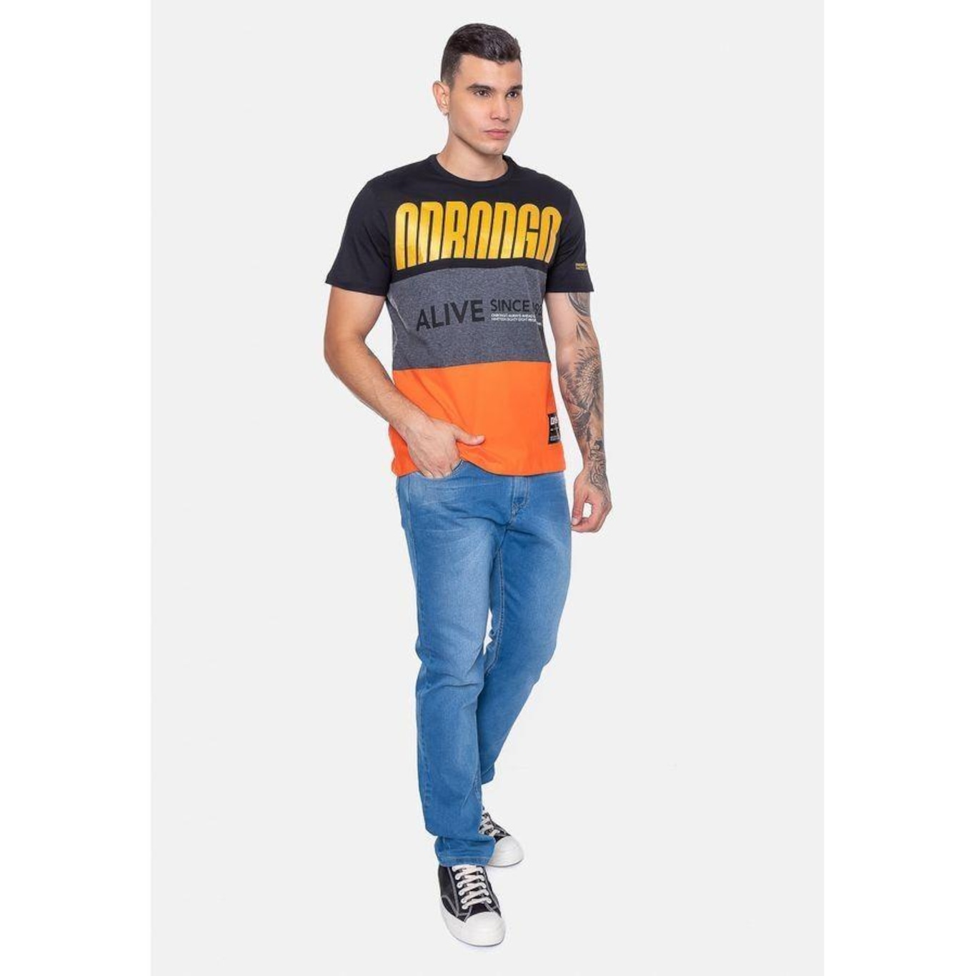 Camiseta Onbongo Especial Alive - Masculina - Foto 5