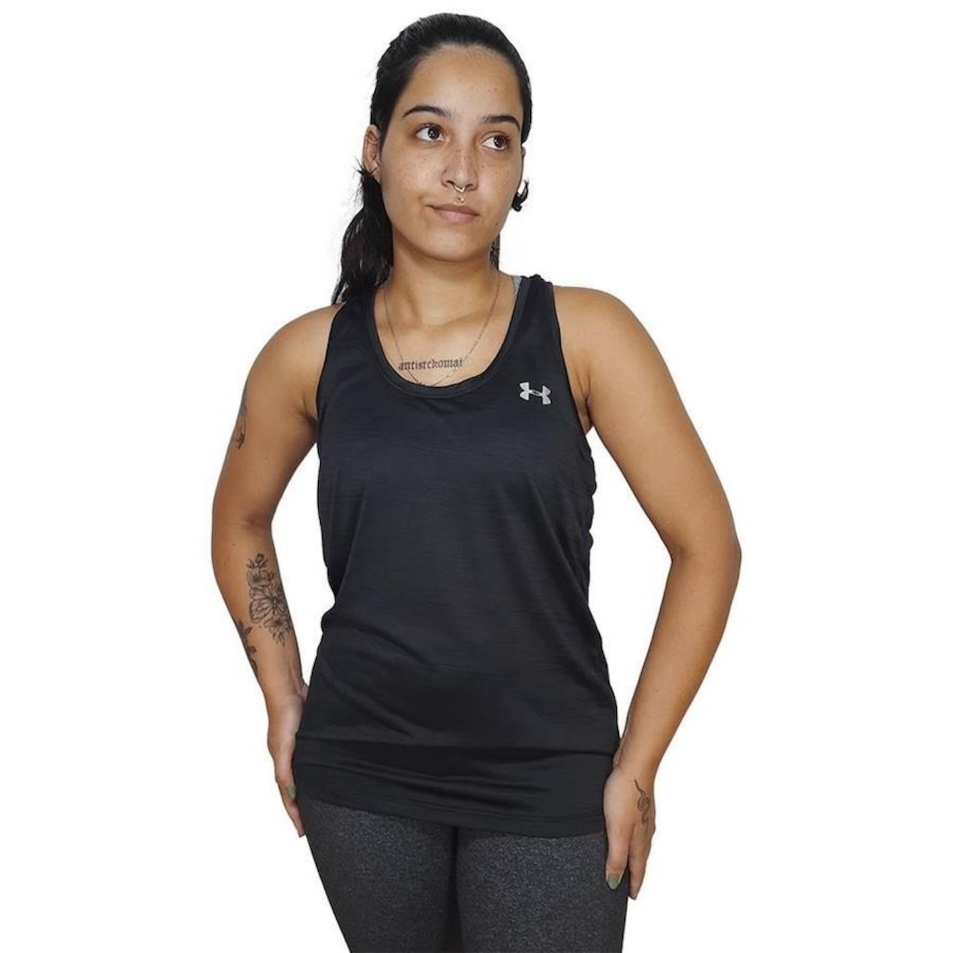 Regata Under Armour Tech Tank Feminina - Foto 1