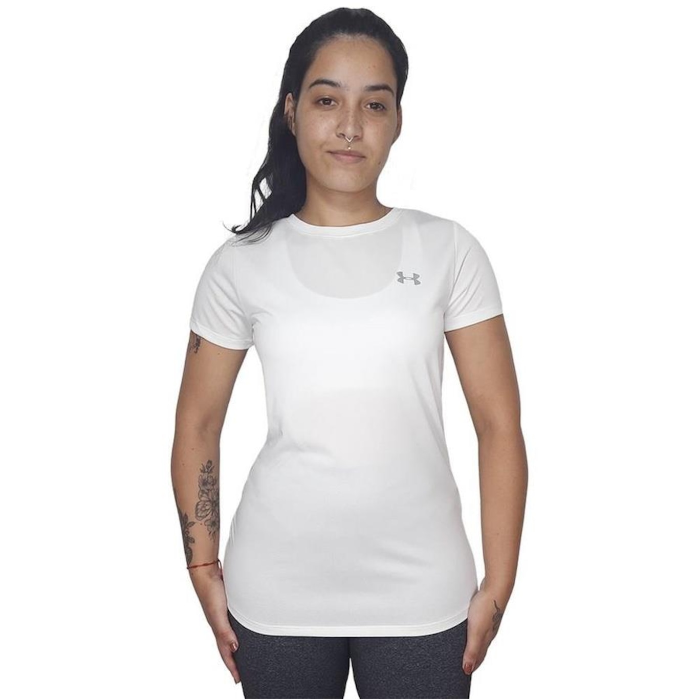 Camiseta Under Armour Tech Solid Feminina - Foto 1