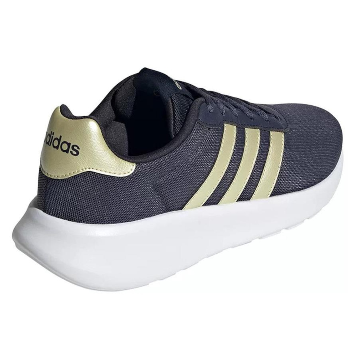 Tenis adidas Lite Racer 3.0 Feminino - Marinho e Verde - Foto 4