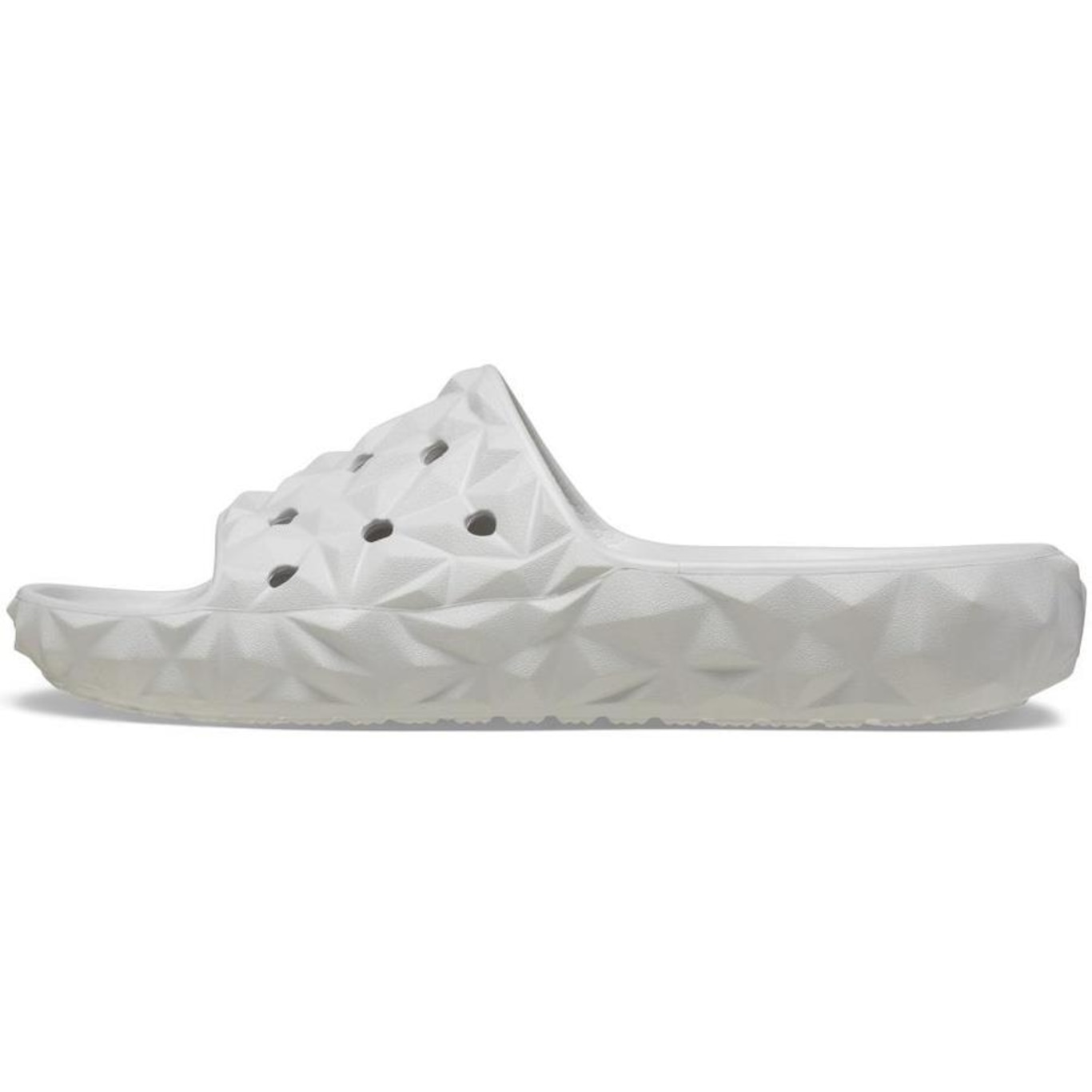 Chinelo Crocs Classic Geometric Slide V10 Atmosphere - Unissex - Foto 3