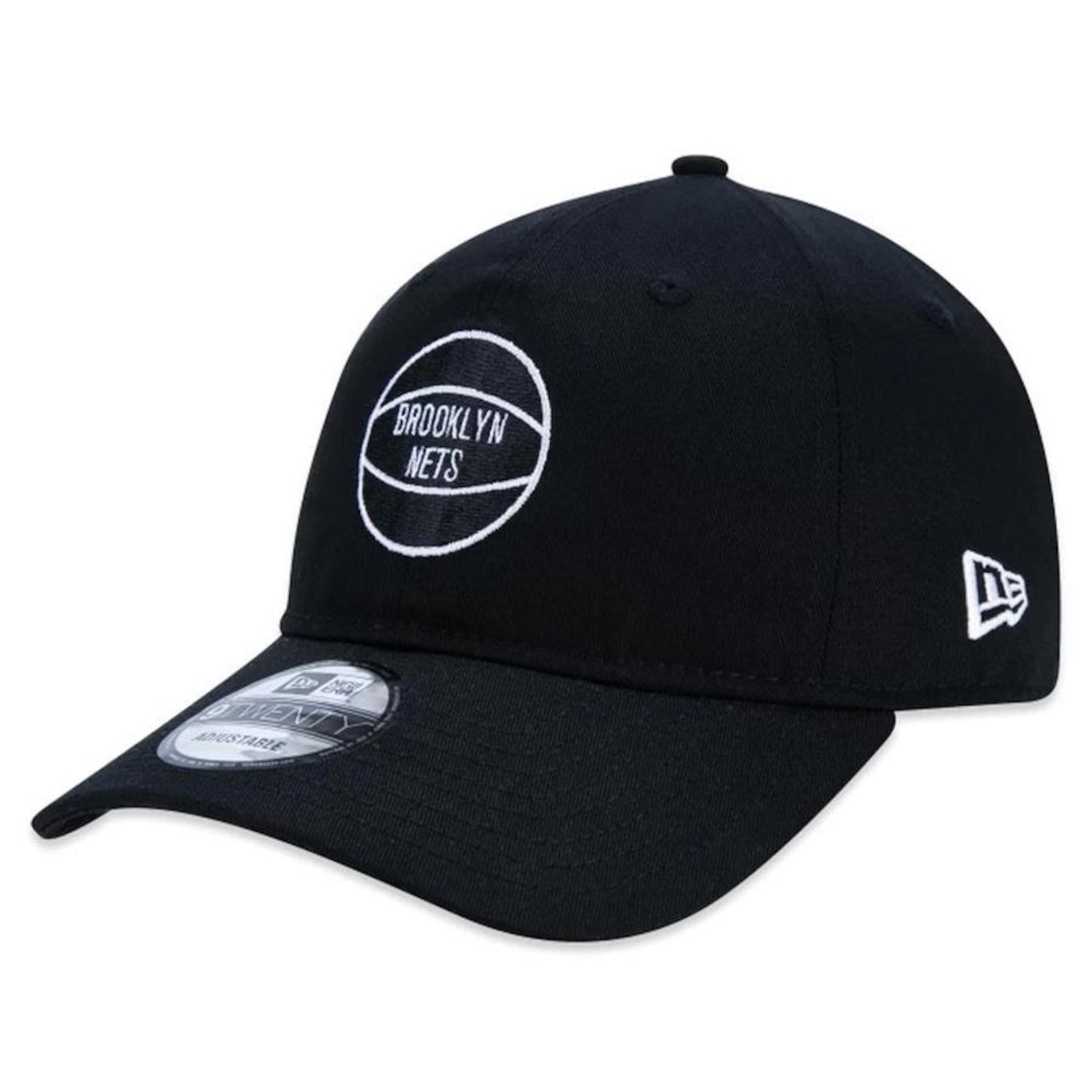 Boné Aba Curva New Era 920 Brooklyn Nets Core - Strapback - Adulto - Foto 1