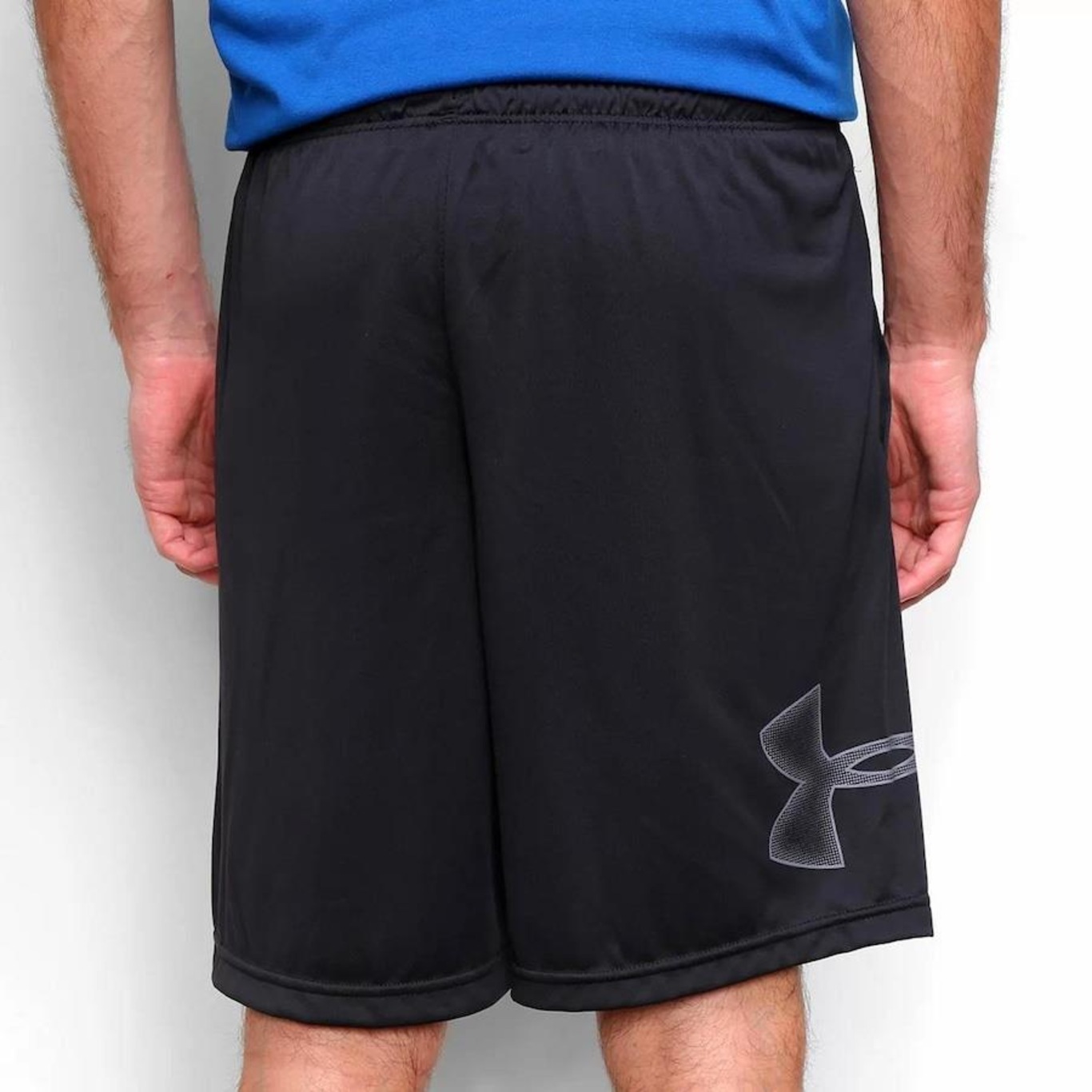 Short Under Armour Tech Graphic Masculino - Preto E Grafite - Foto 3