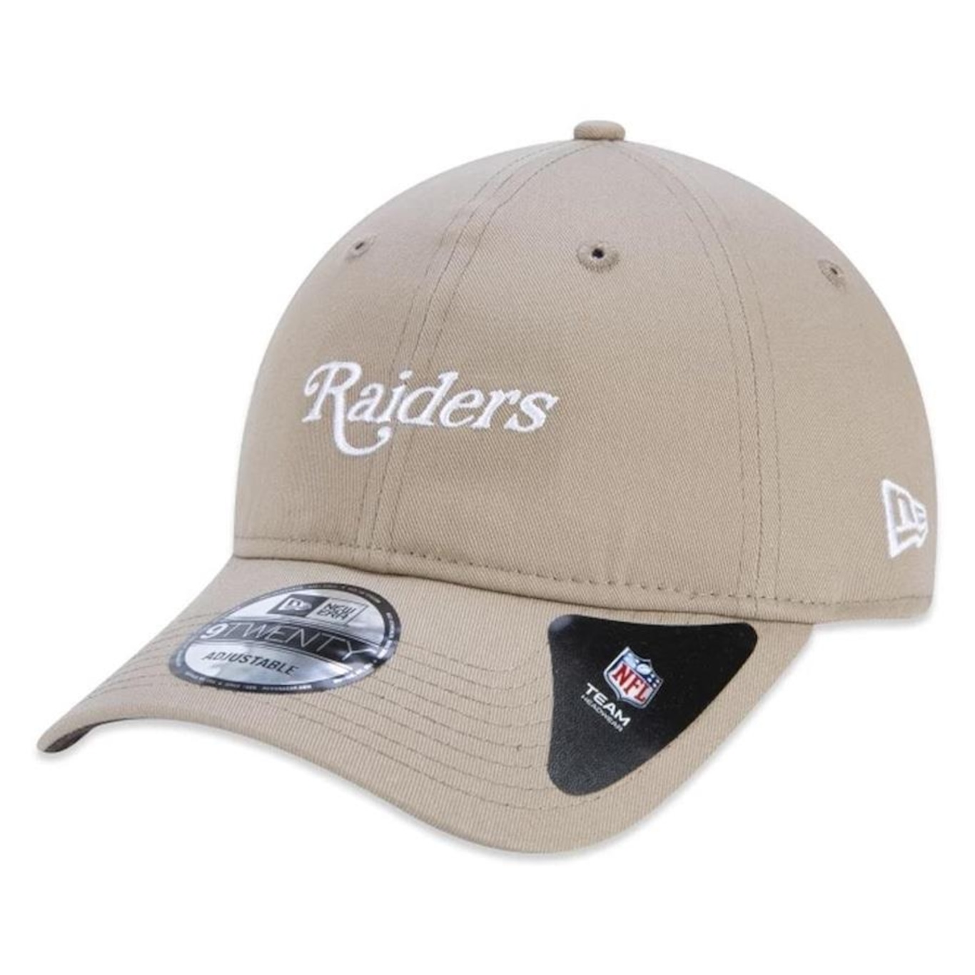 Boné Aba Curva New Era 920 Las Vegas Raiders Genuine Manufac - Strapback - Adulto - Foto 1