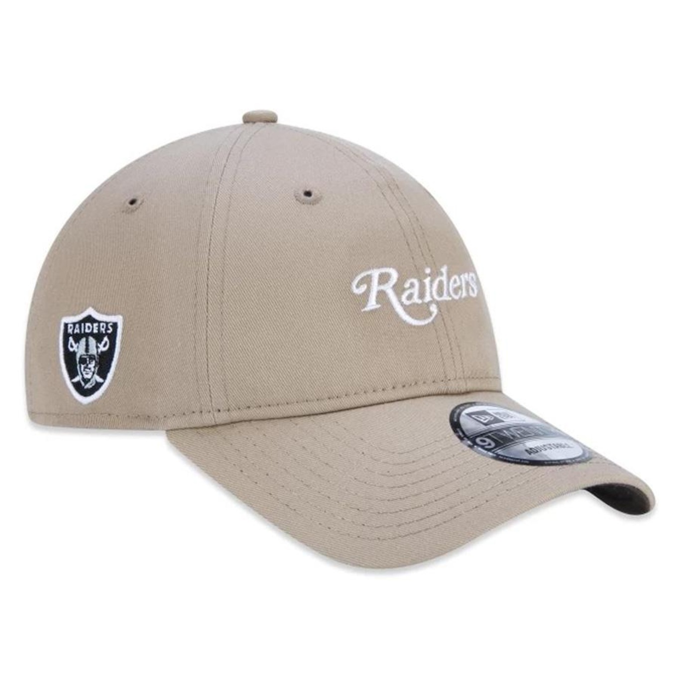 Boné Aba Curva New Era 920 Las Vegas Raiders Genuine Manufac - Strapback - Adulto - Foto 4