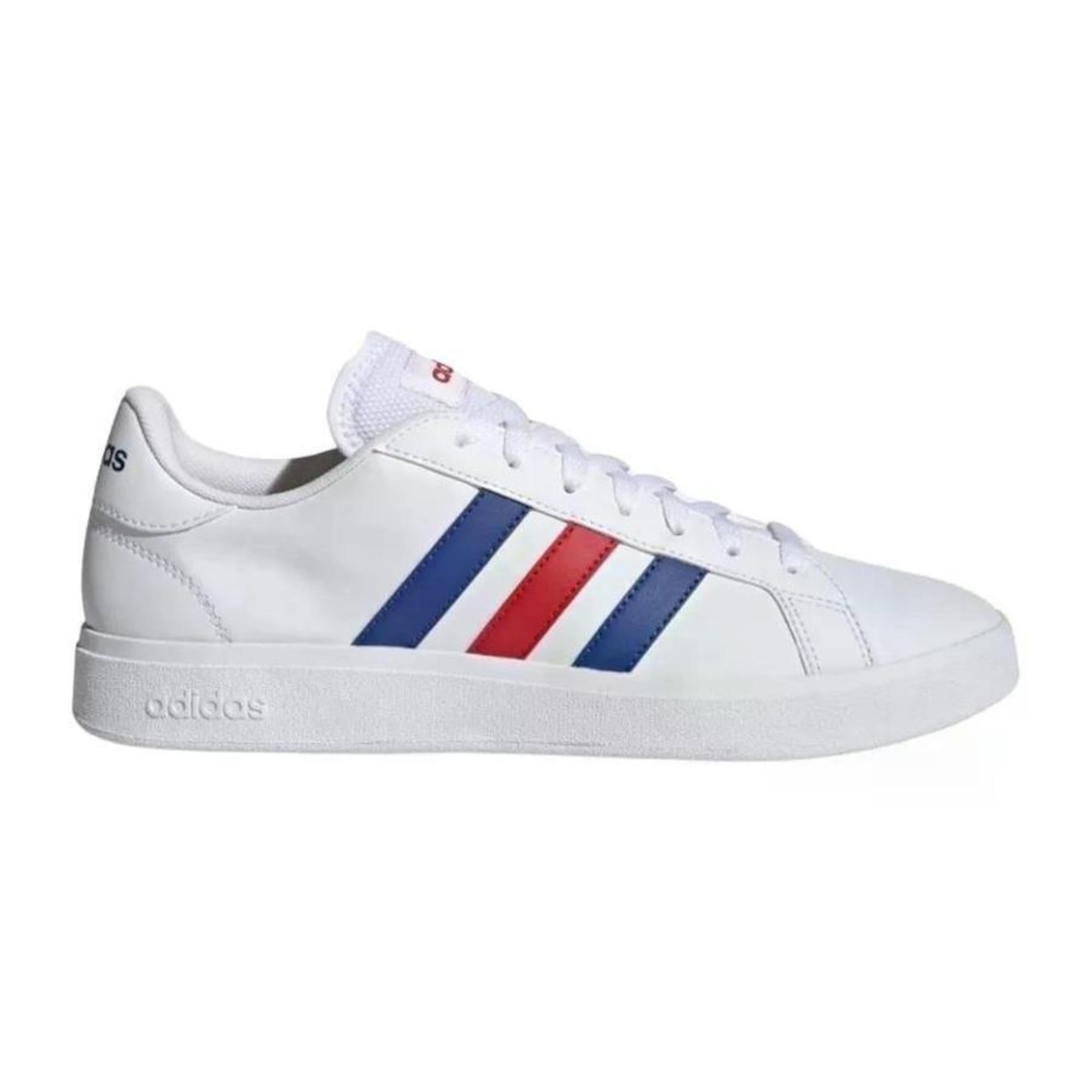 Tênis adidas Grand Court Base 2.0 Masculino Branco/Azul - Foto 1