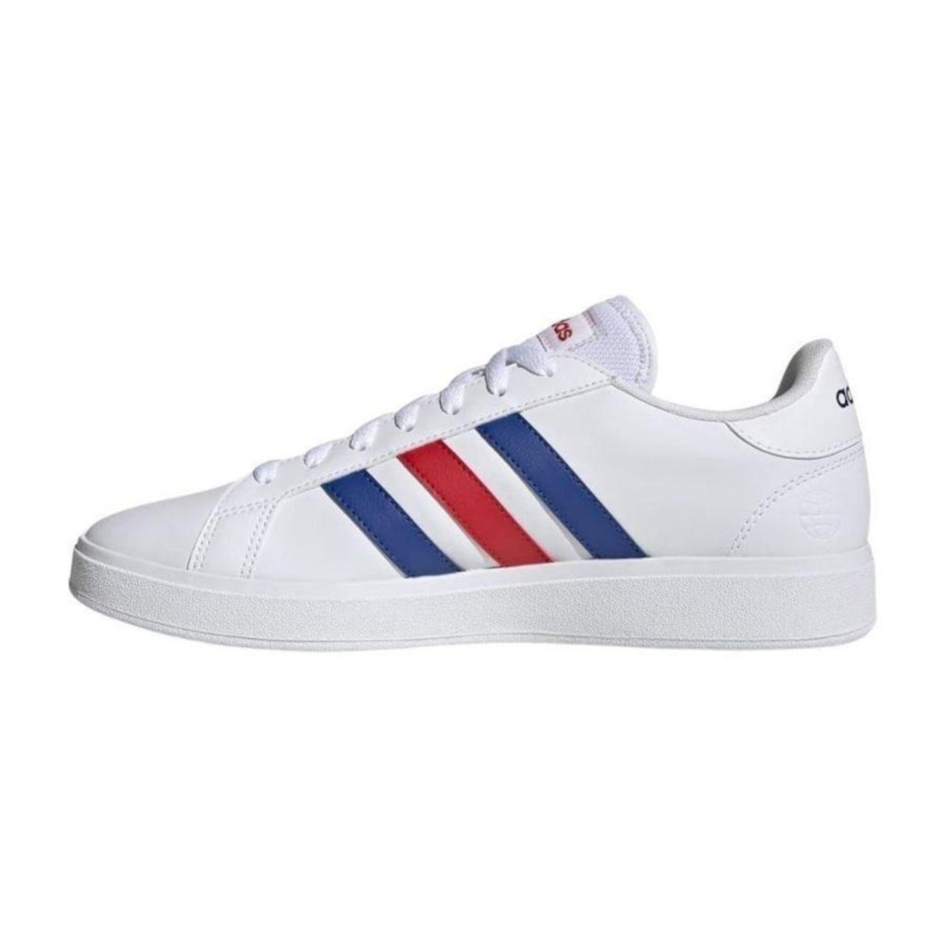 Tênis adidas Grand Court Base 2.0 Masculino Branco/Azul - Foto 2