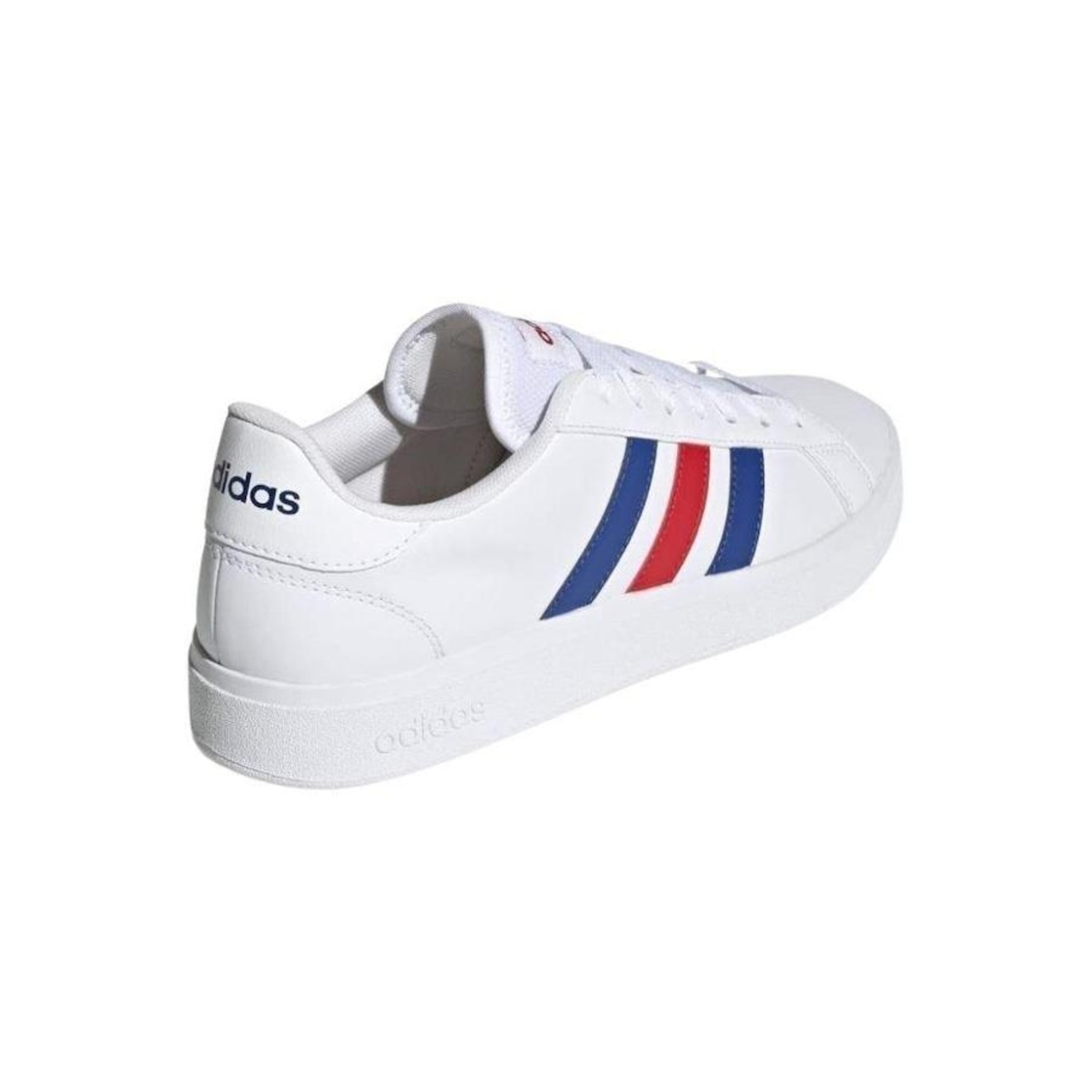 Tênis adidas Grand Court Base 2.0 Masculino Branco/Azul - Foto 4