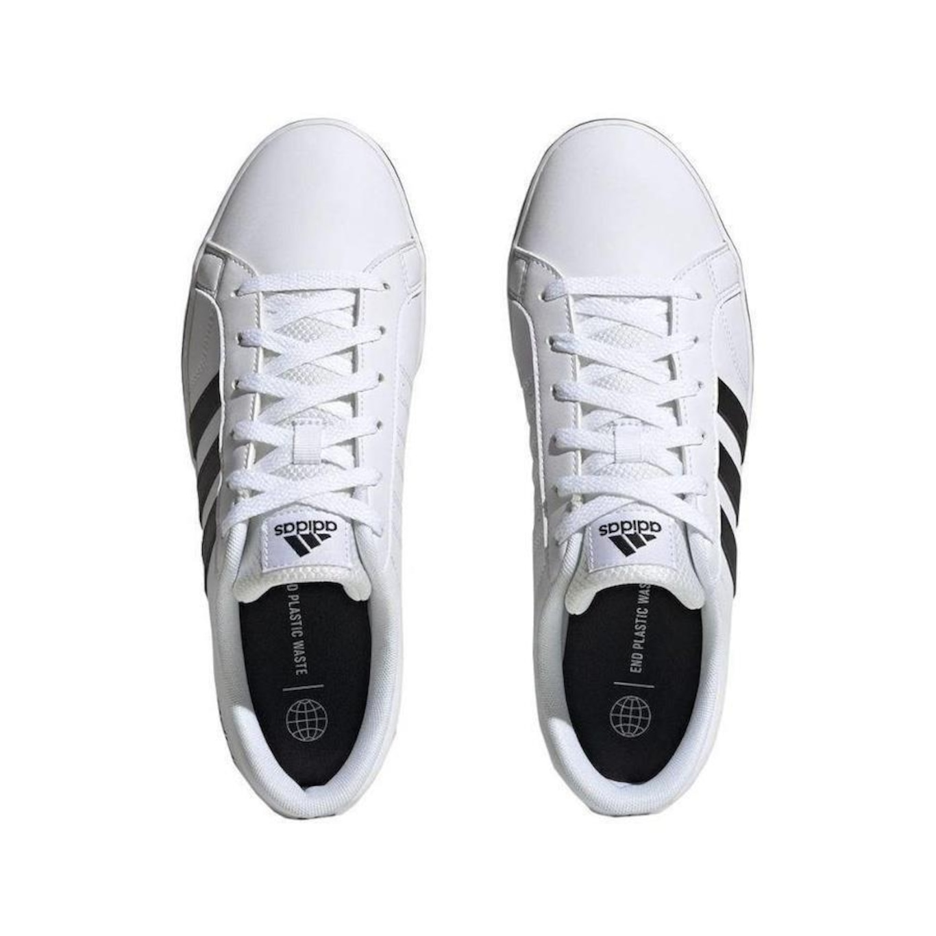 Tênis adidas Vs Pace 2.0 Masculino Branco/Preto - Foto 3