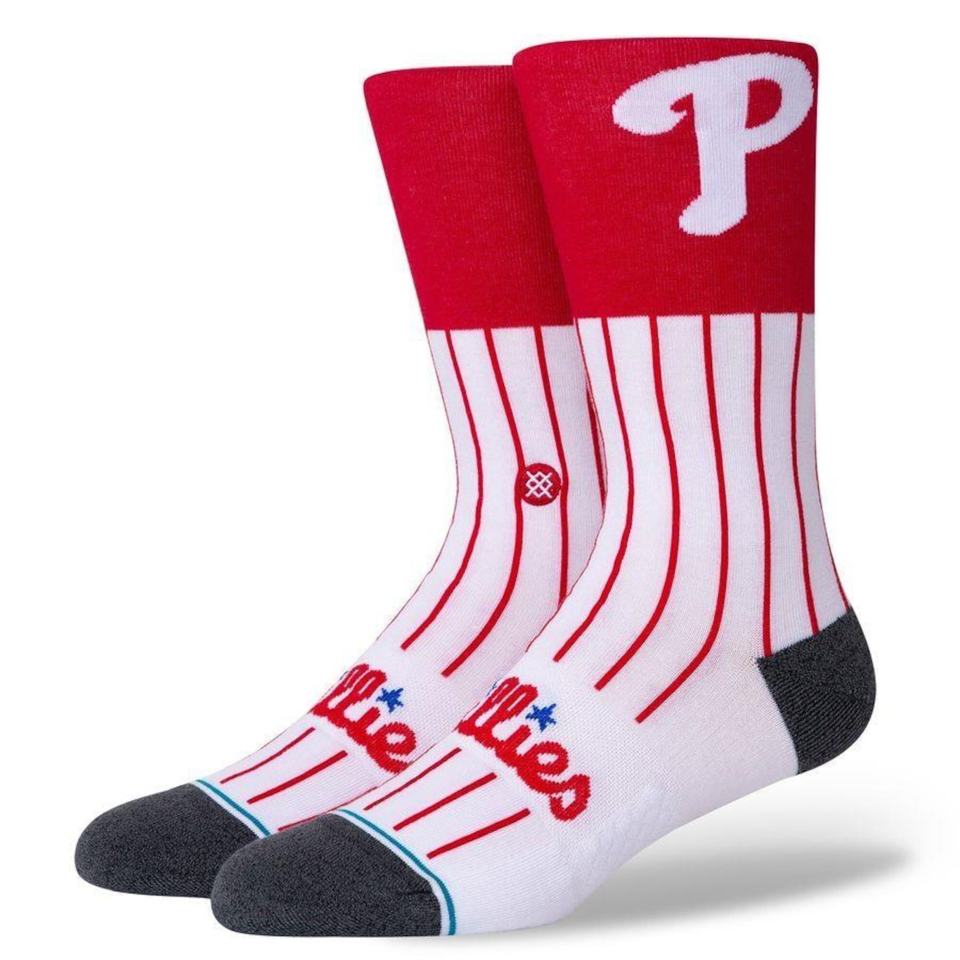 Meia Cano Alto Stance Philadelphia Phillies Color - Adulto - Foto 1