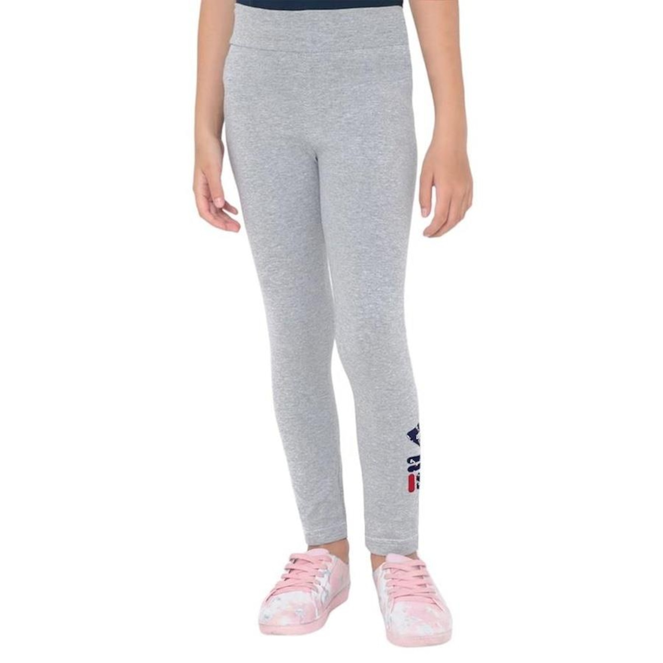 Calça Legging Fila Letter - Infantil - Foto 1