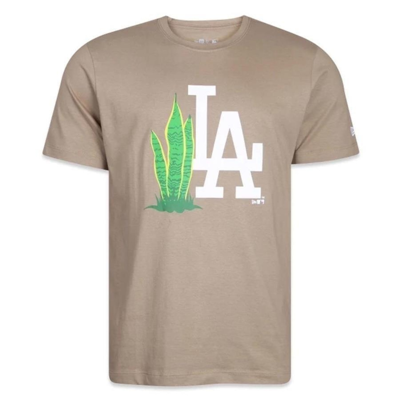 Camiseta New Era Los Angeles Dodgers Rooted Nature - Masculina - Foto 1