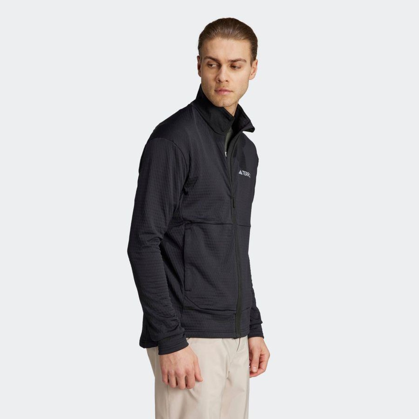 Jaqueta adidas Fecho Zíper Terrex Multi Light Fleece -  Masculina - Foto 5