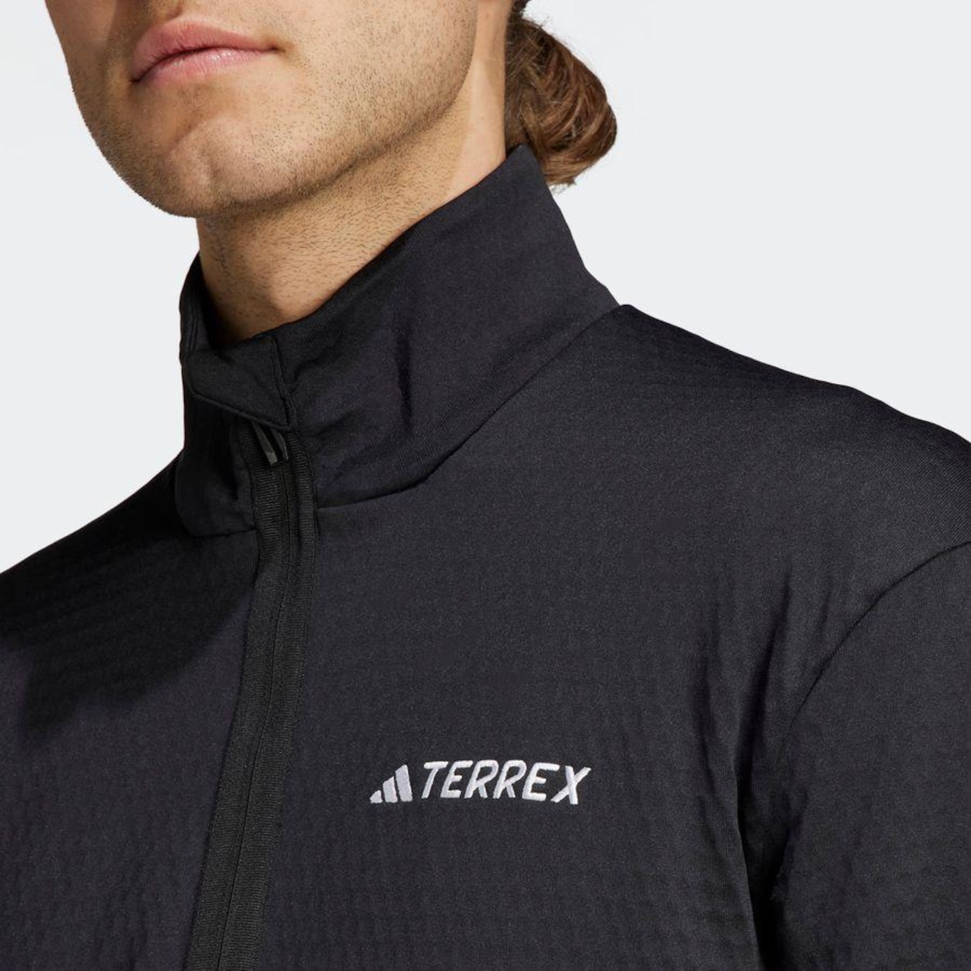 Jaqueta adidas Fecho Zíper Terrex Multi Light Fleece -  Masculina - Foto 6