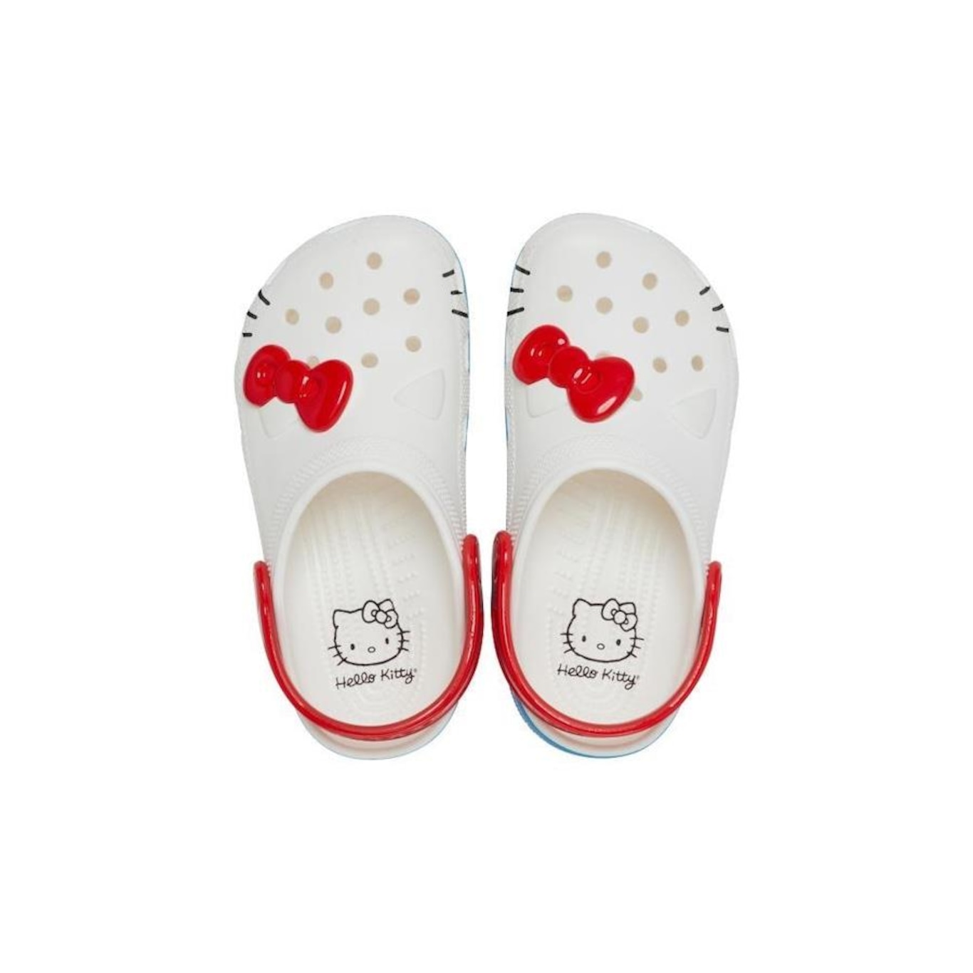 Sandália Crocs Hello Kitty Iam Classic Clog K - Infantil - Foto 5