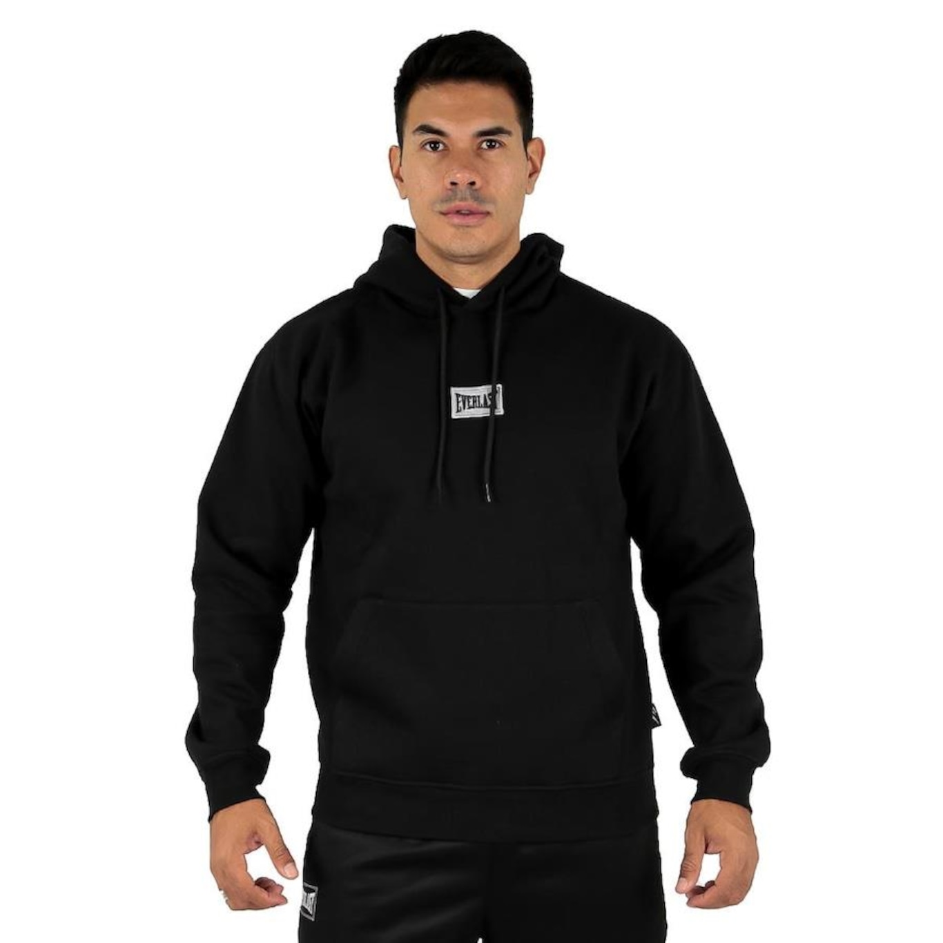 Blusão de Moletom com Capuz Everlast Essential Patch - Masculino - Foto 1