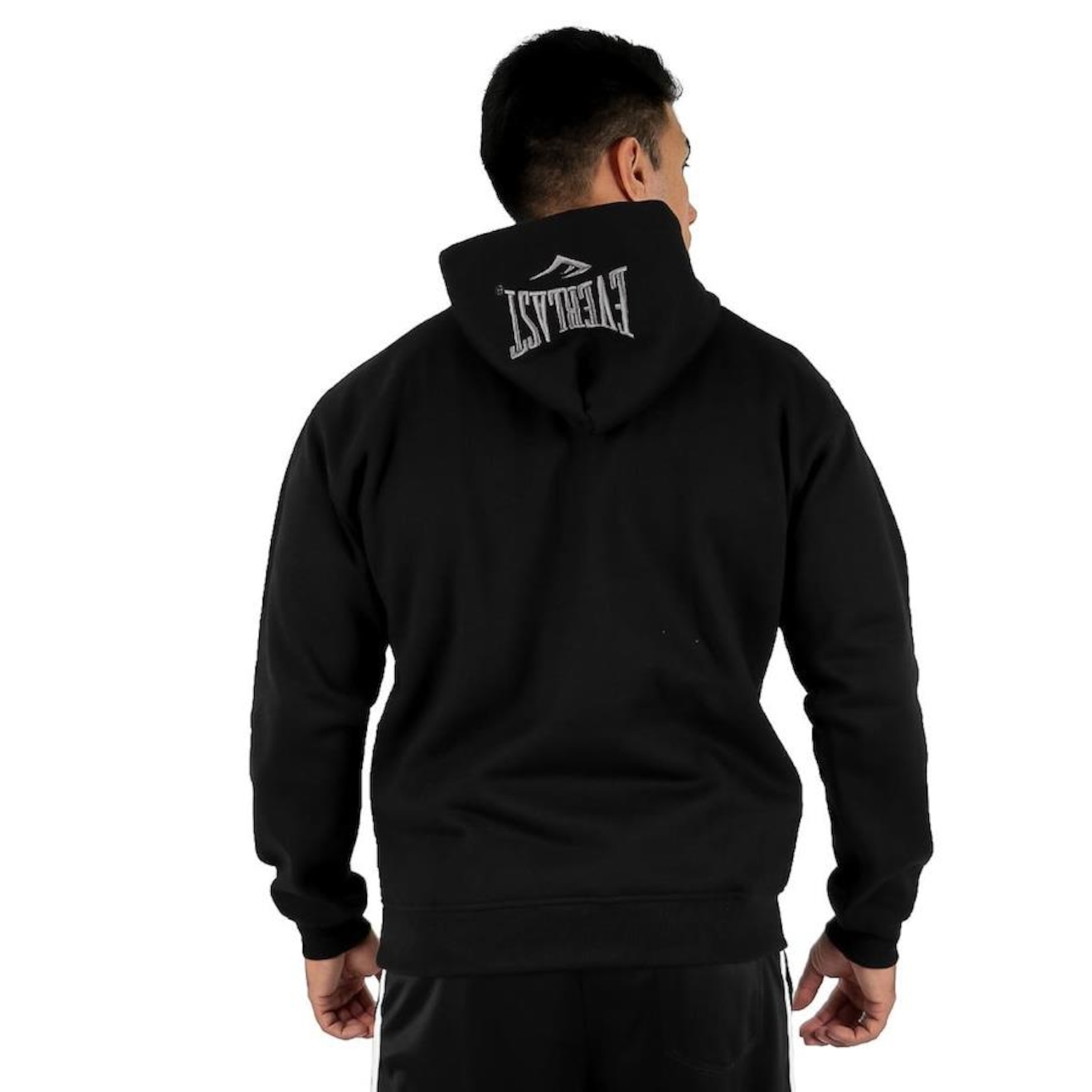 Blusão de Moletom com Capuz Everlast Essential Patch - Masculino - Foto 4