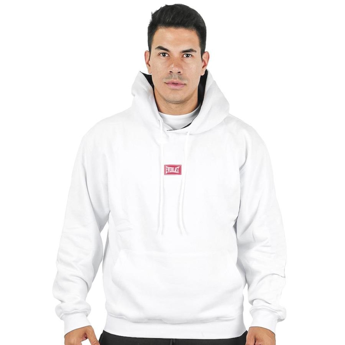 Blusão de Moletom com Capuz Everlast Essential Patch - Masculino - Foto 1