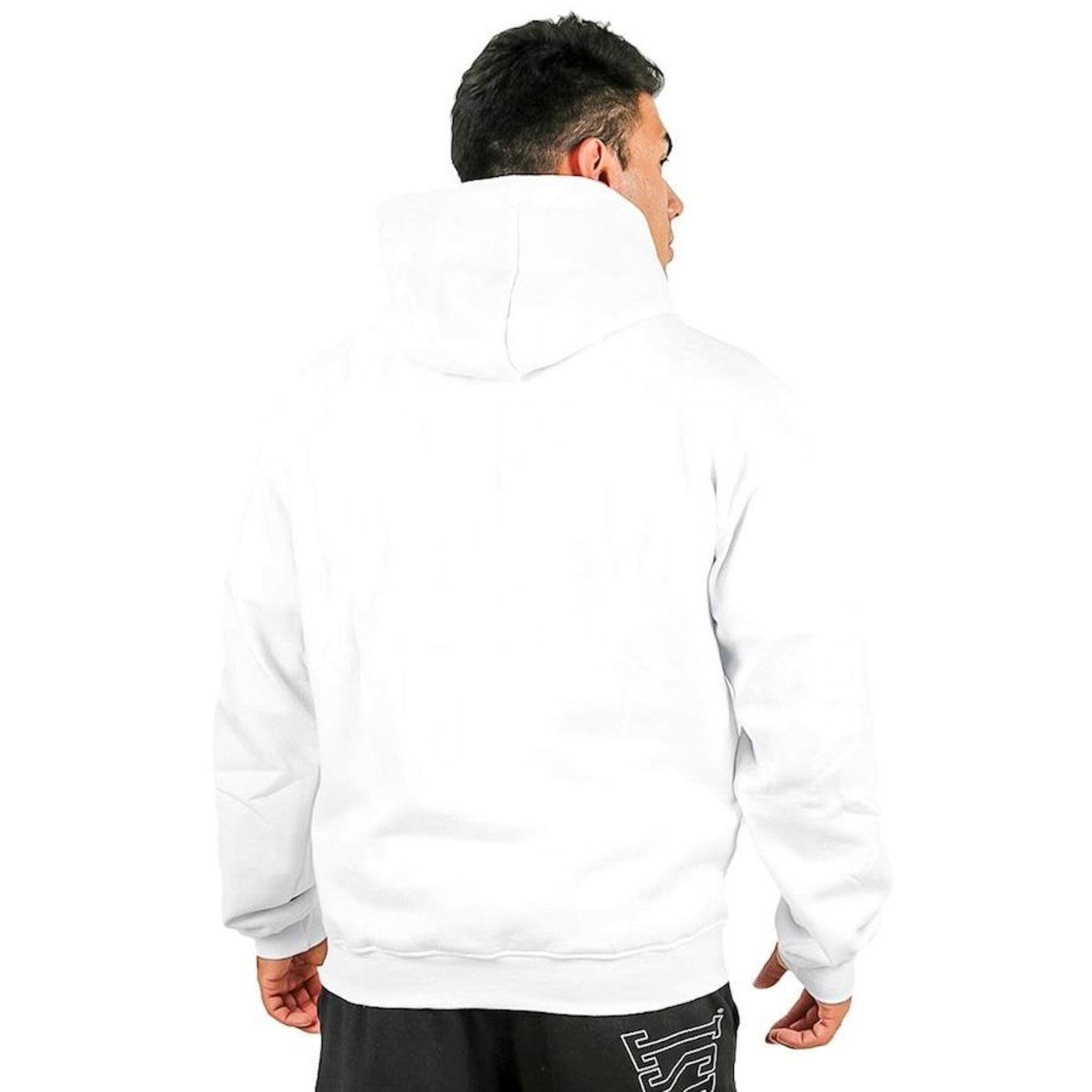 Blusão de Moletom com Capuz Everlast Essential Patch - Masculino - Foto 4