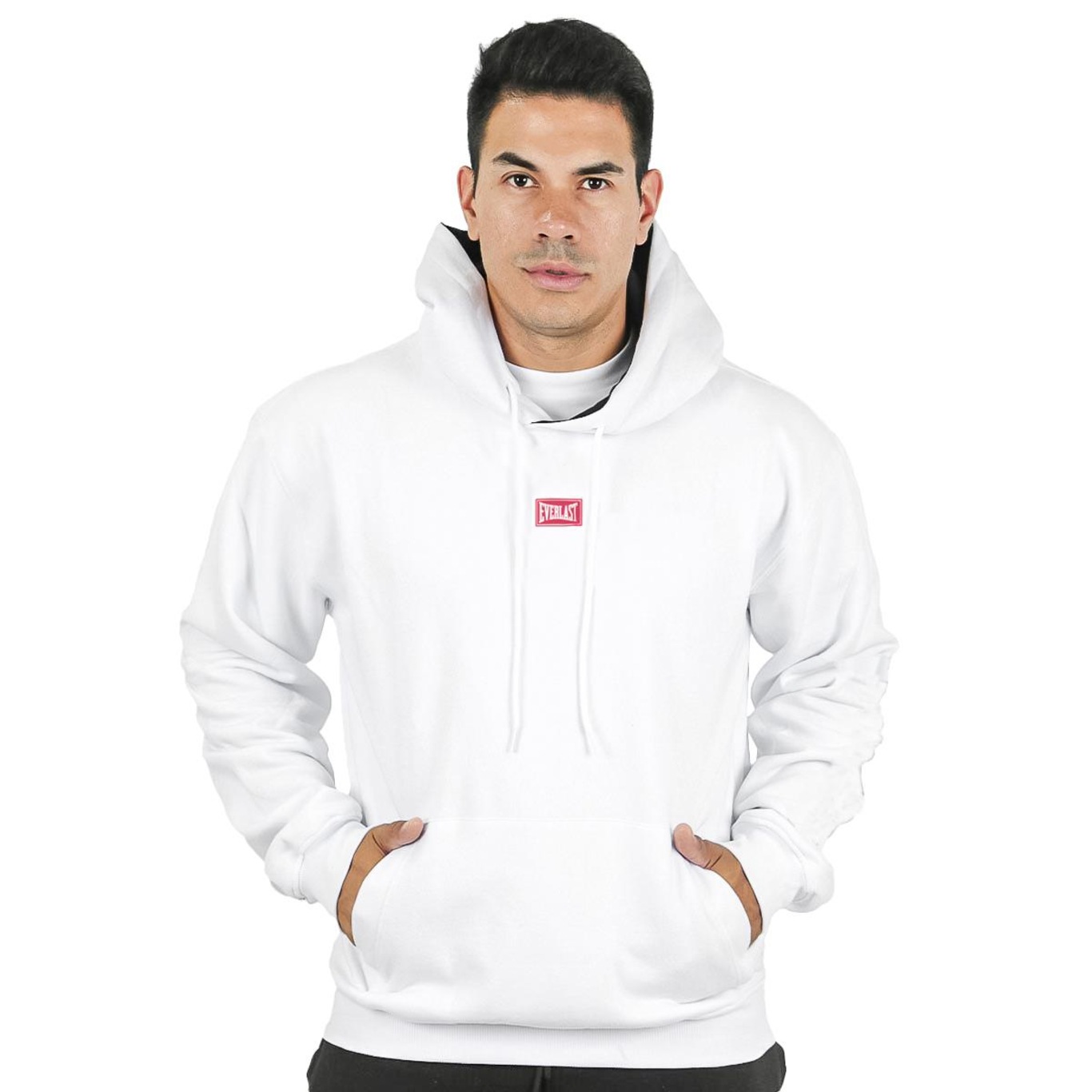 Blusão de Moletom com Capuz Everlast Essential Patch - Masculino - Foto 5