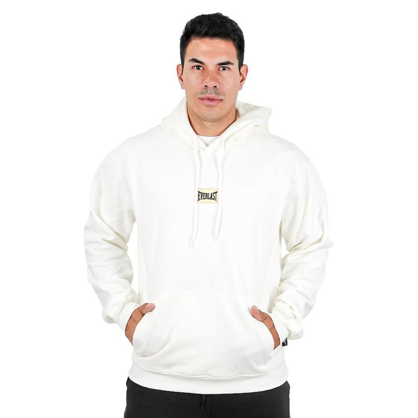 Blusão de Moletom com Capuz Everlast Essential Patch - Masculino - Foto 1