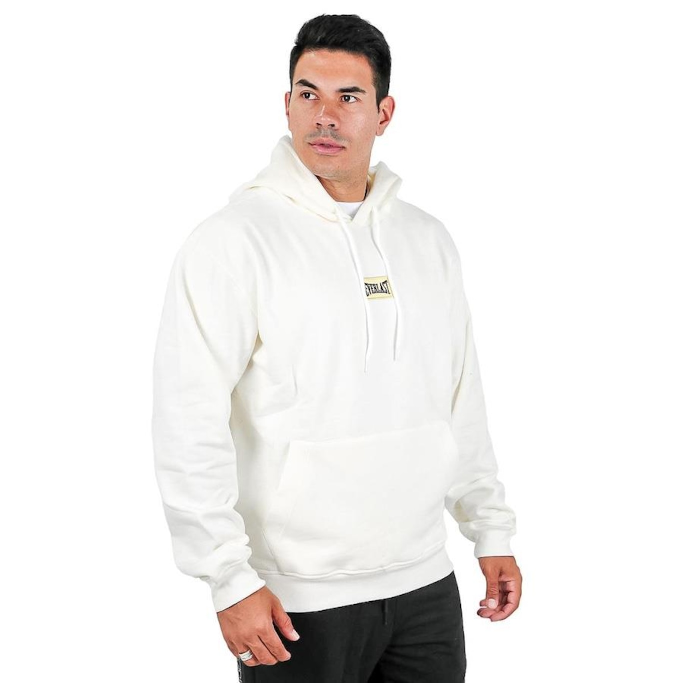 Blusão de Moletom com Capuz Everlast Essential Patch - Masculino - Foto 2