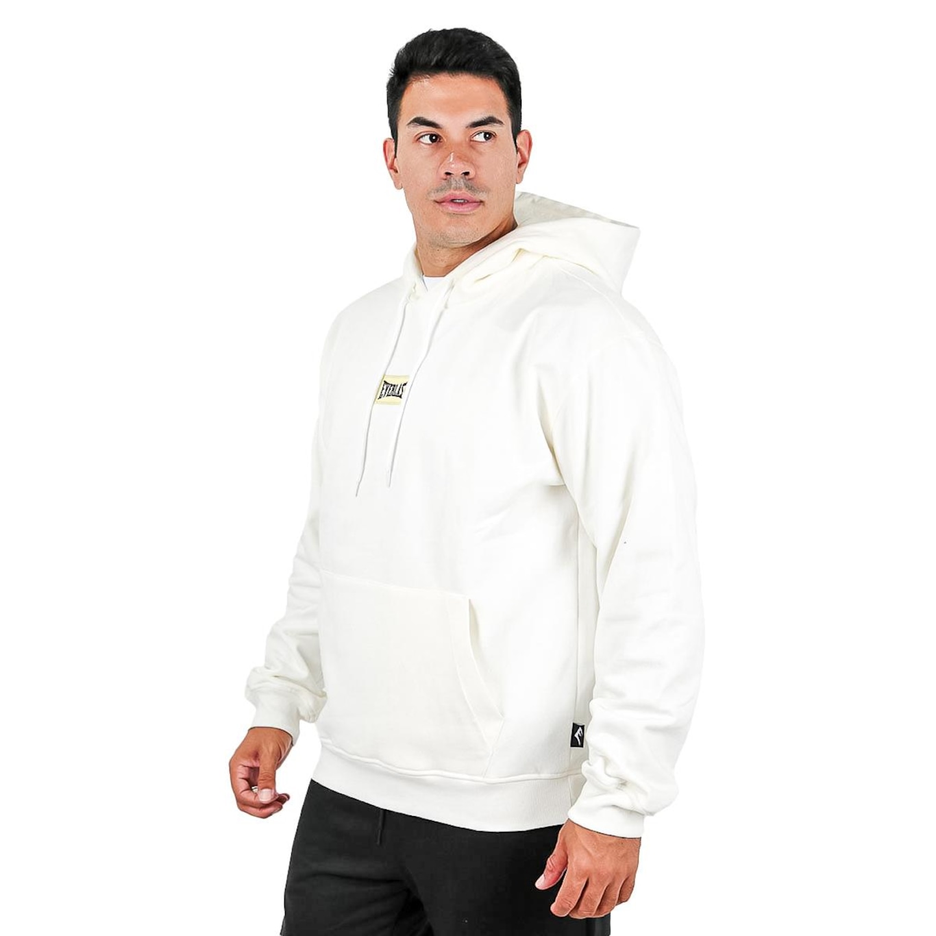 Blusão de Moletom com Capuz Everlast Essential Patch - Masculino - Foto 5