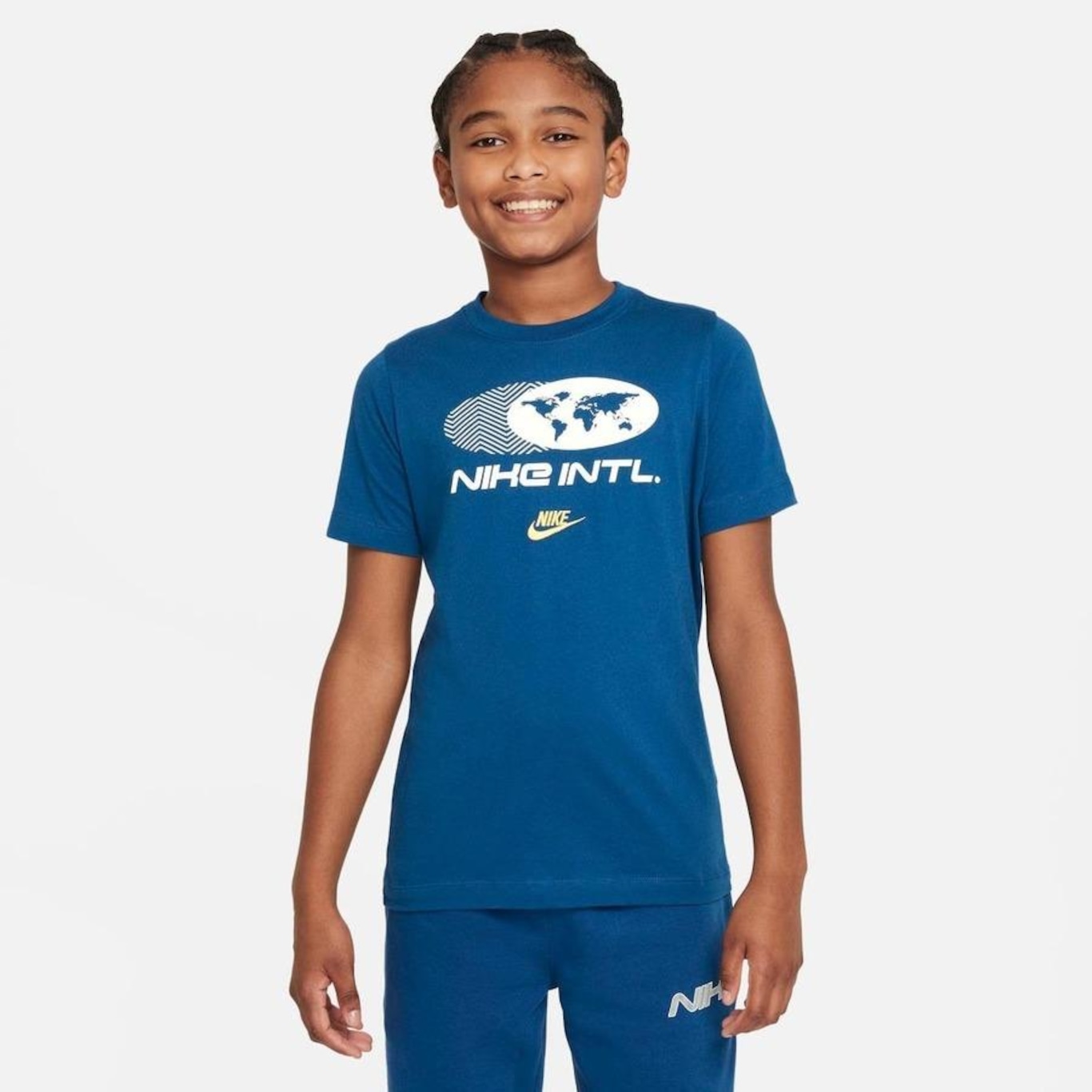 Camiseta Nike Sportswear Amplify - Infantil - Foto 1