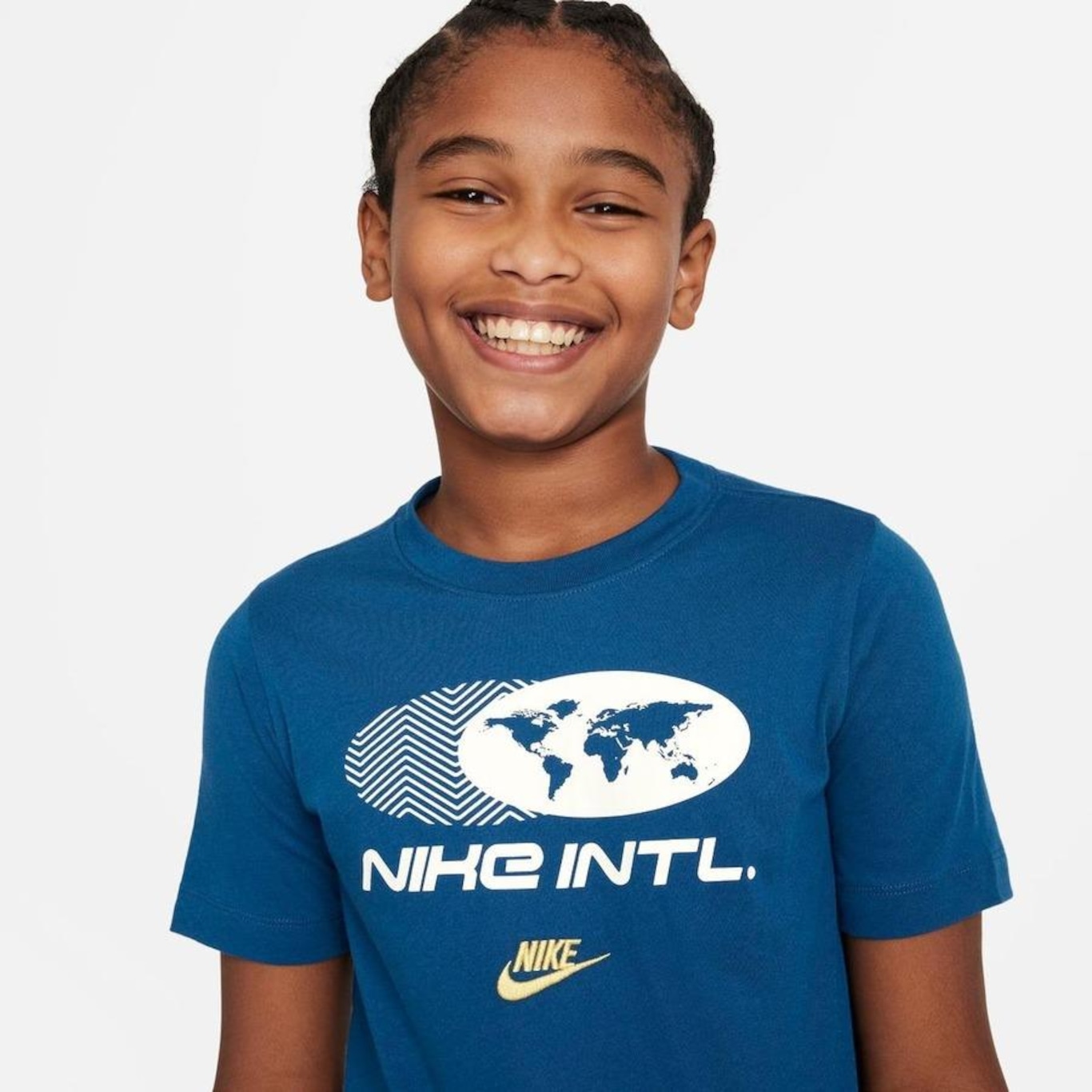 Camiseta Nike Sportswear Amplify - Infantil - Foto 3