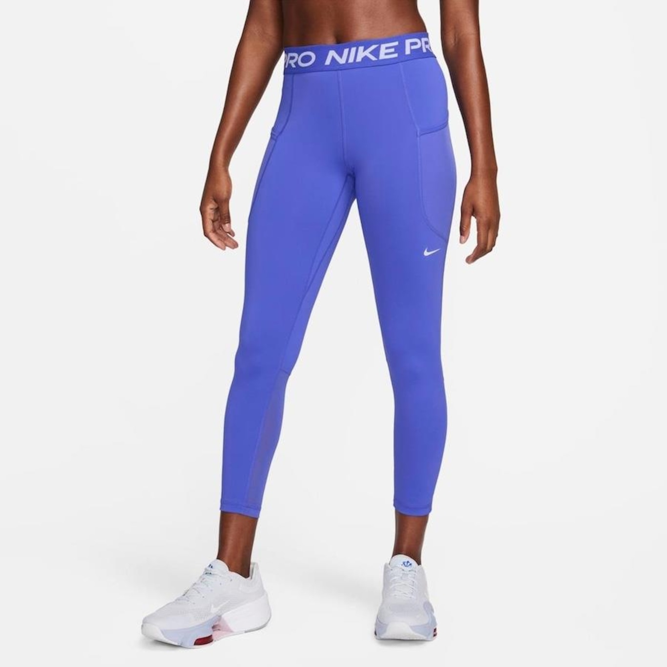 Legging Nike Sportswear Club Logo Azul - Compre Agora