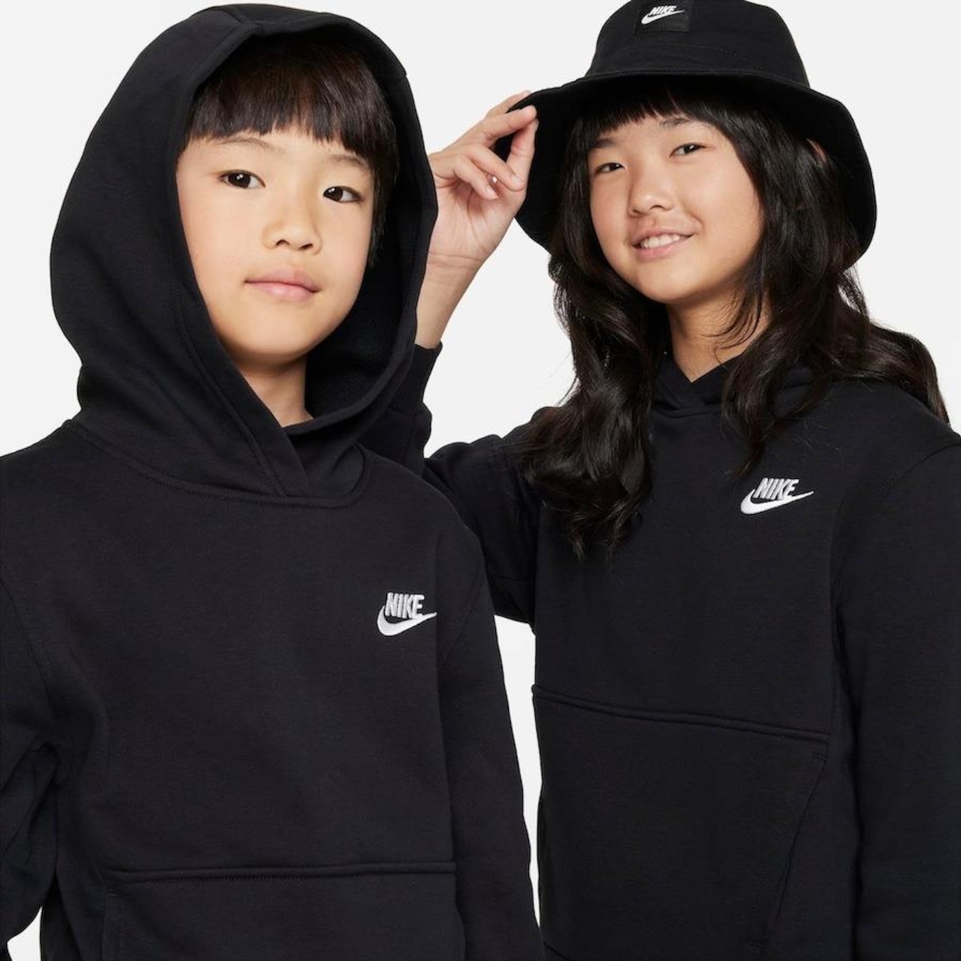 Blusão com Capuz Nike Sportswear Club Fleece - Infantil - Foto 3