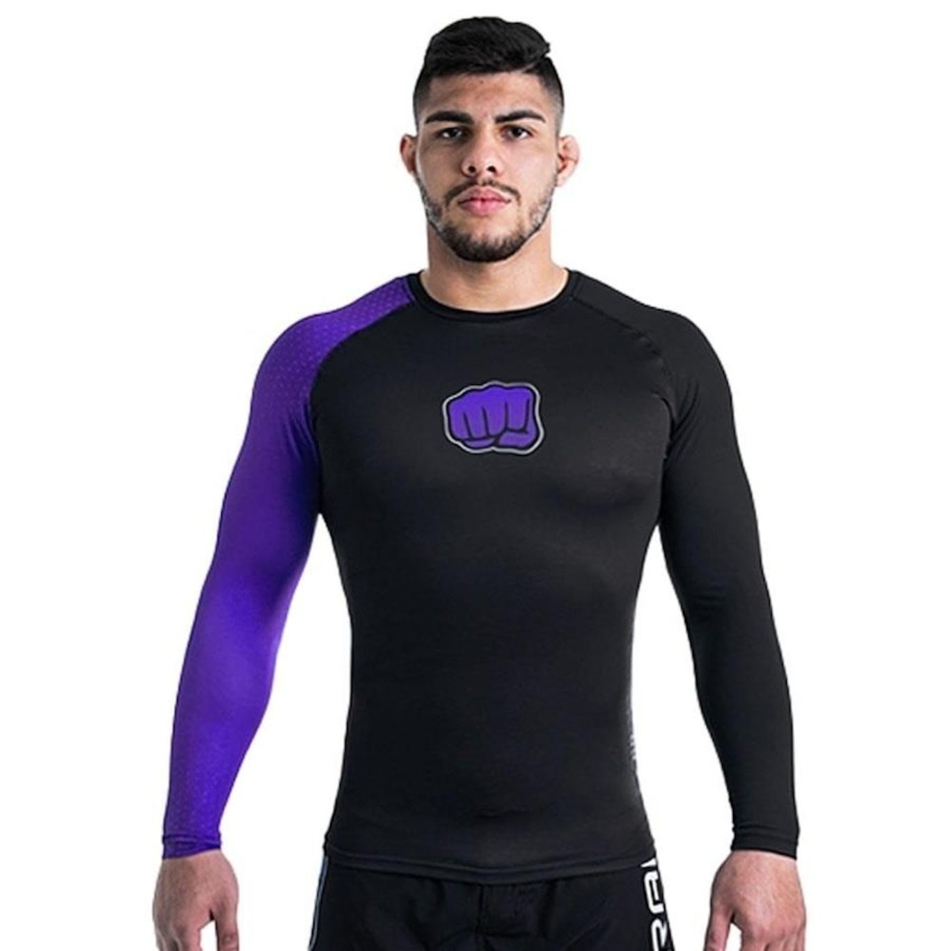 Rash Guard Koral Manga Longa Kombat - Masculino - Foto 1