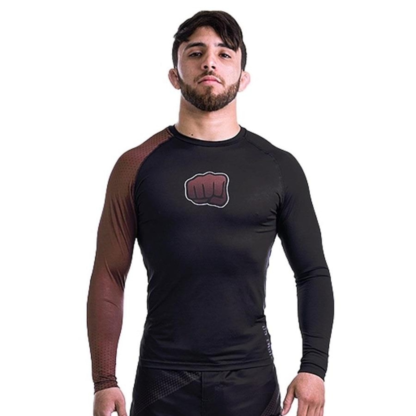 Rash Guard Koral Manga Longa Kombat - Masculino - Foto 1