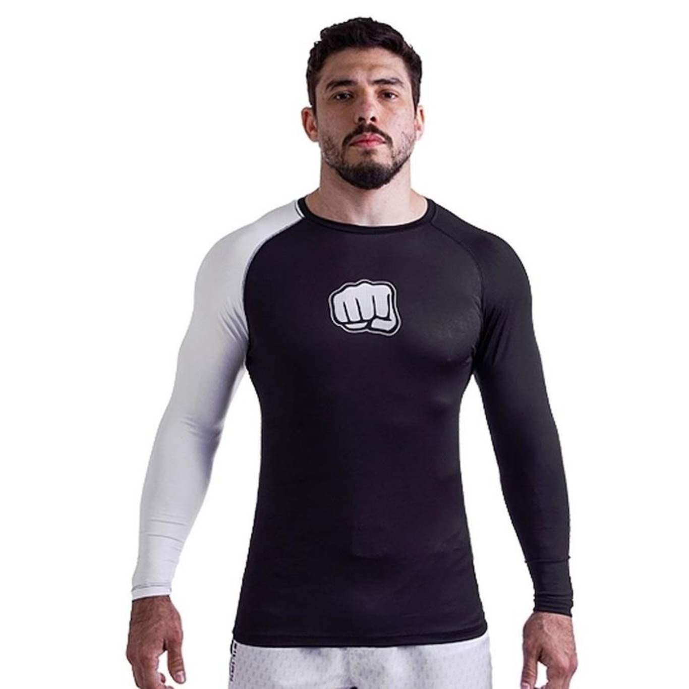 Rash Guard Koral Manga Longa Kombat - Masculino - Foto 1