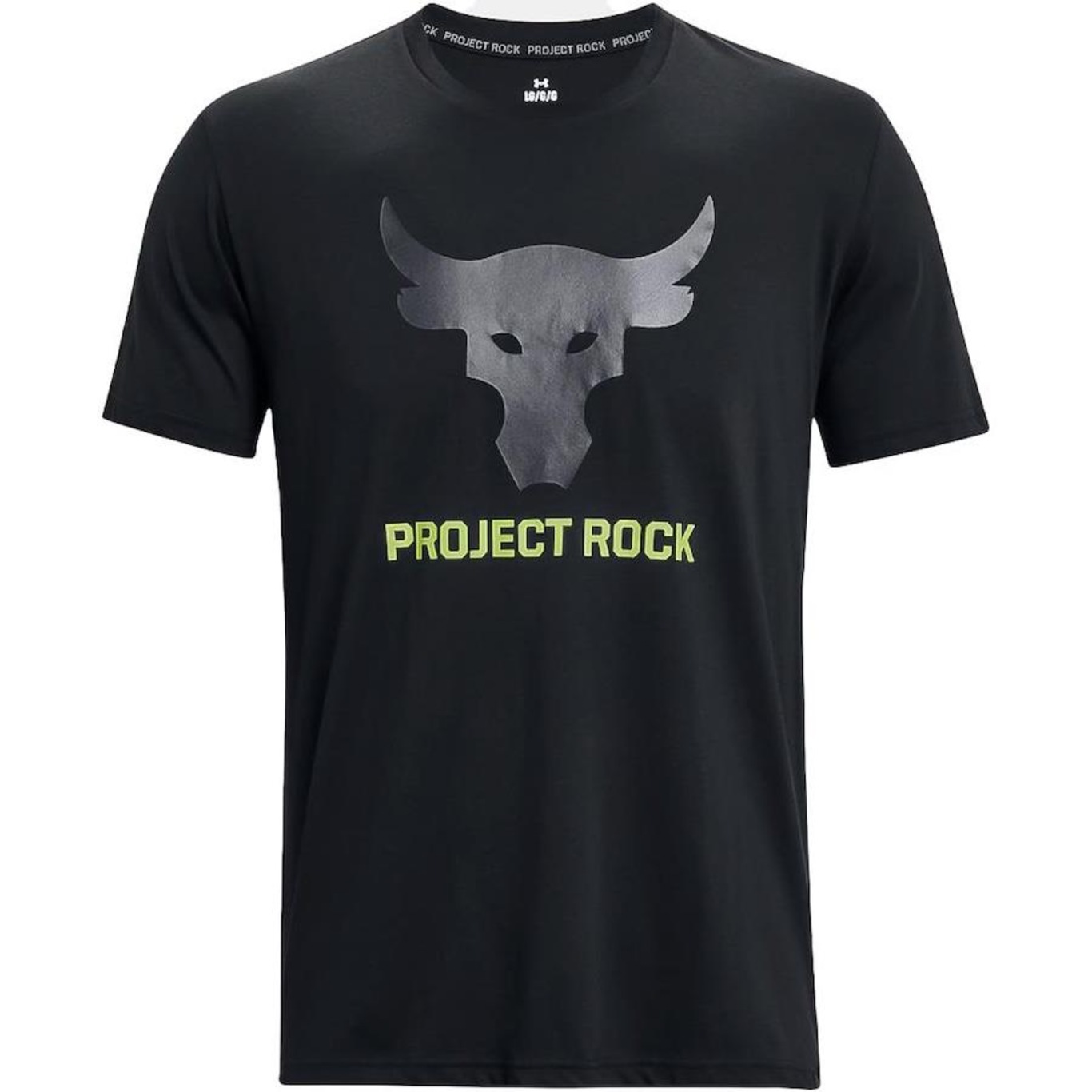 Camiseta Under Armour Brahma Bull Pjt Rock Preto Masculino - Foto 5