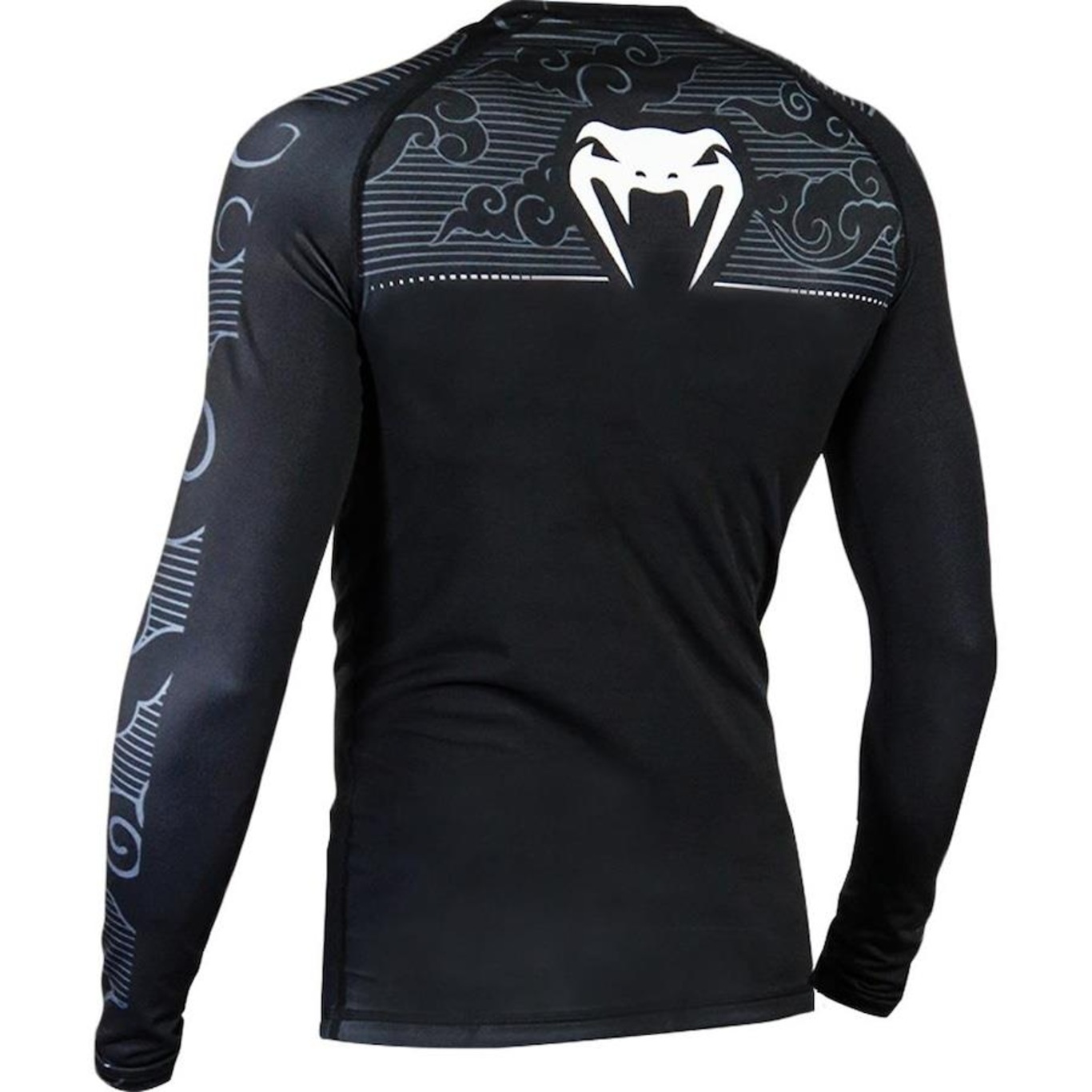 Rashguard Venum Manga Longa Dragon Dark - Masculino - Foto 2