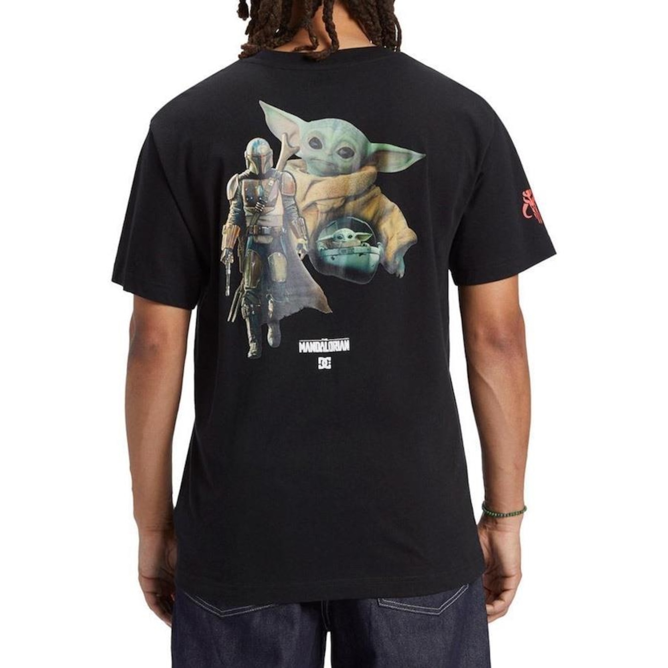 Camiseta Dc Shoes Star Wars Mando Glamour Shot Hs - Masculina - Foto 2