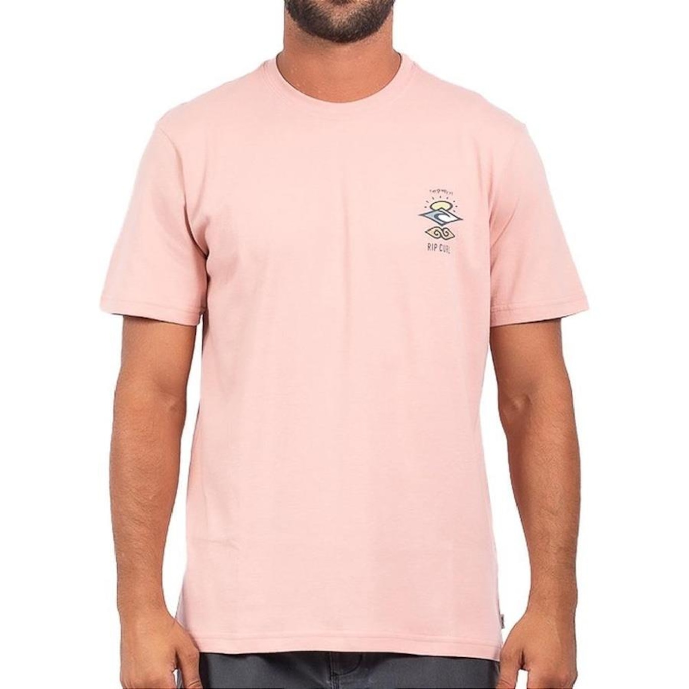 Camiseta Rip Curl Search Icon Sm24 - Masculina - Foto 1