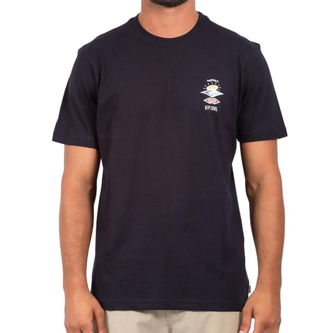 Camiseta Rip Curl Search Icon Sm24 - Masculina - Foto 1