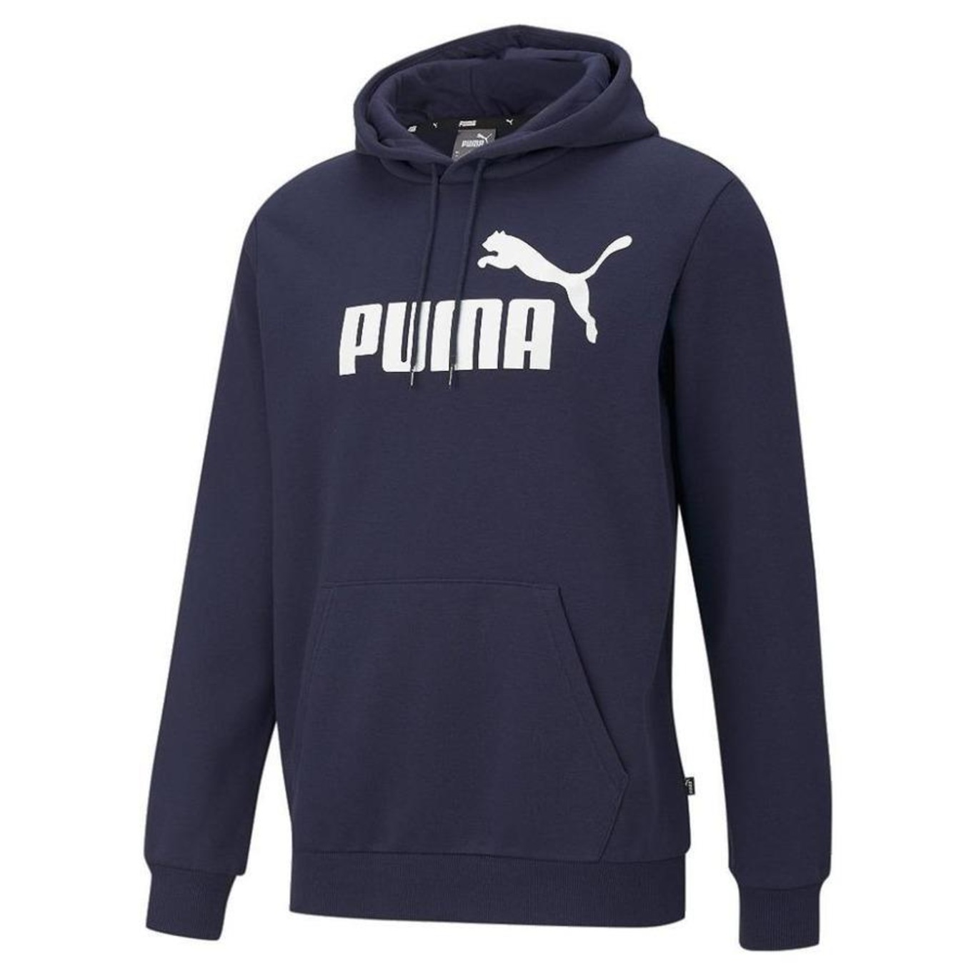 Blusão de Moletom com Capuz Puma Canguru Ess Big Logo - Masculino - Foto 1