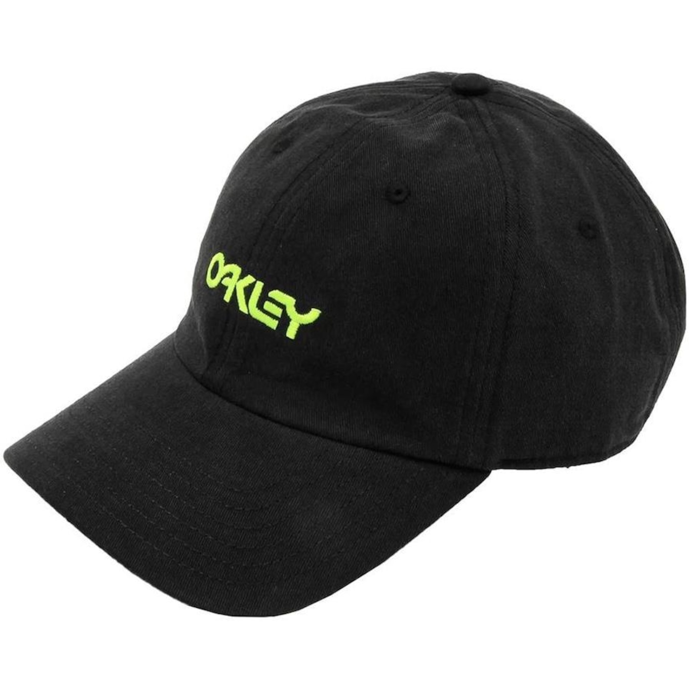 Boné Oakley 6 Panel Washed Cotton Hat Blackout - Snapback - Adulto - Foto 1