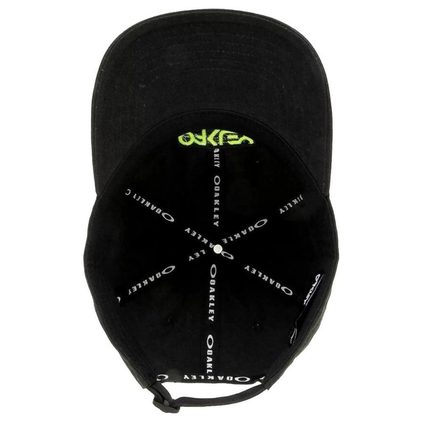 Boné Oakley 6 Panel Washed Cotton Hat Blackout - Snapback - Adulto - Foto 3