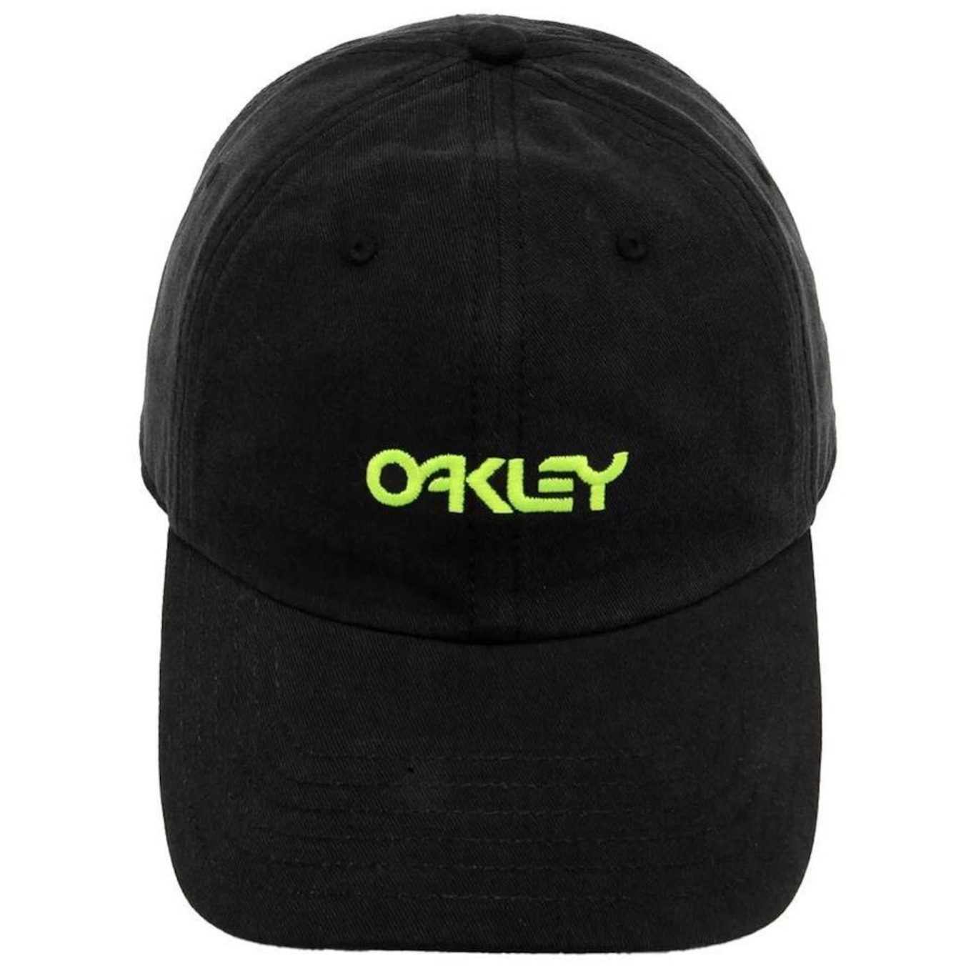 Boné Oakley 6 Panel Washed Cotton Hat Blackout - Snapback - Adulto - Foto 4