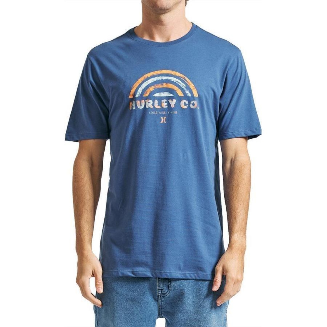 Camiseta Hurley Aqua Sm24 - Masculina - Foto 1