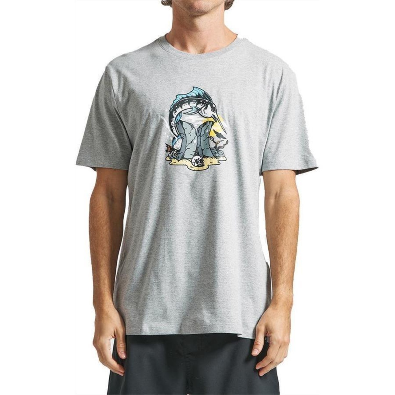 Camiseta Hurley Bedrock Sm24 - Masculina - Foto 1