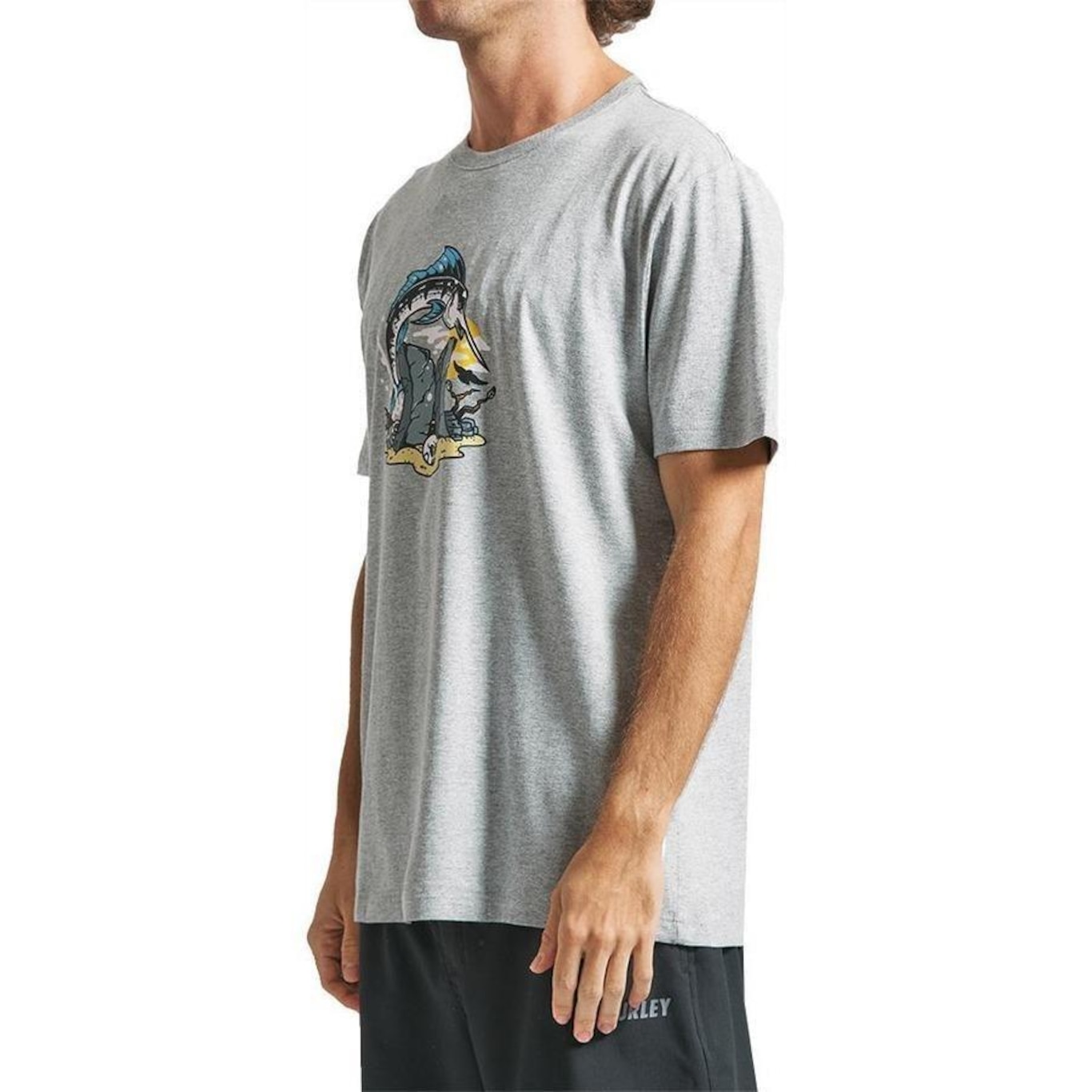 Camiseta Hurley Bedrock Sm24 - Masculina - Foto 3