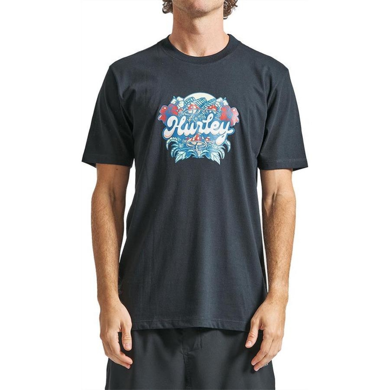 Camiseta Hurley Garden Sm24 - Masculina - Foto 1