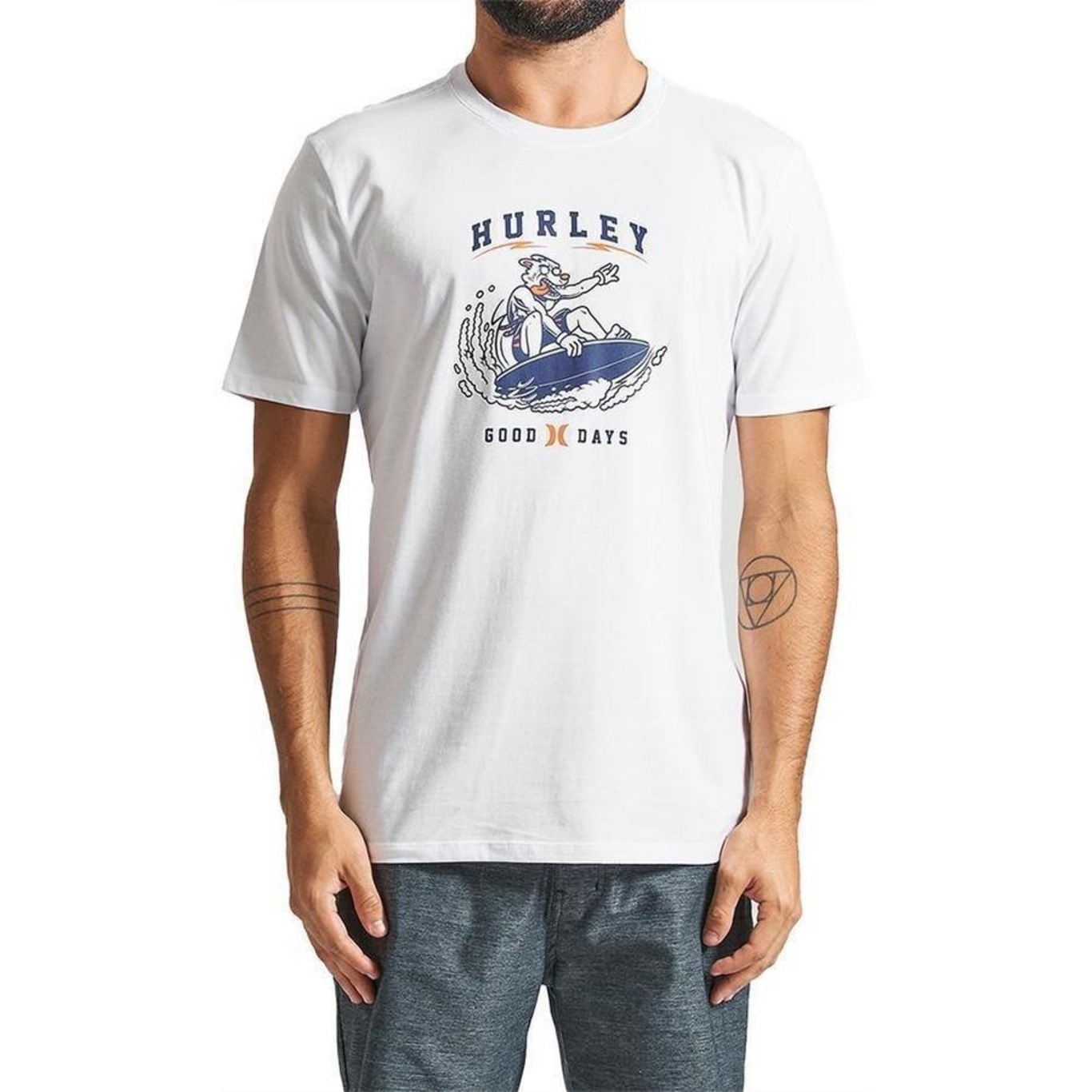 Camiseta Hurley Good Days Sm24 - Masculina - Foto 1