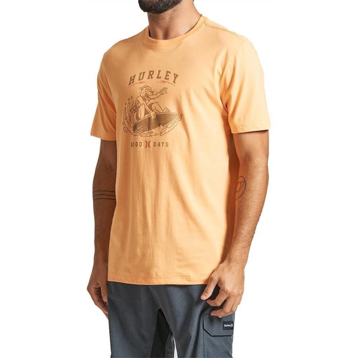 Camiseta Hurley Good Days Sm24 - Masculina - Foto 3