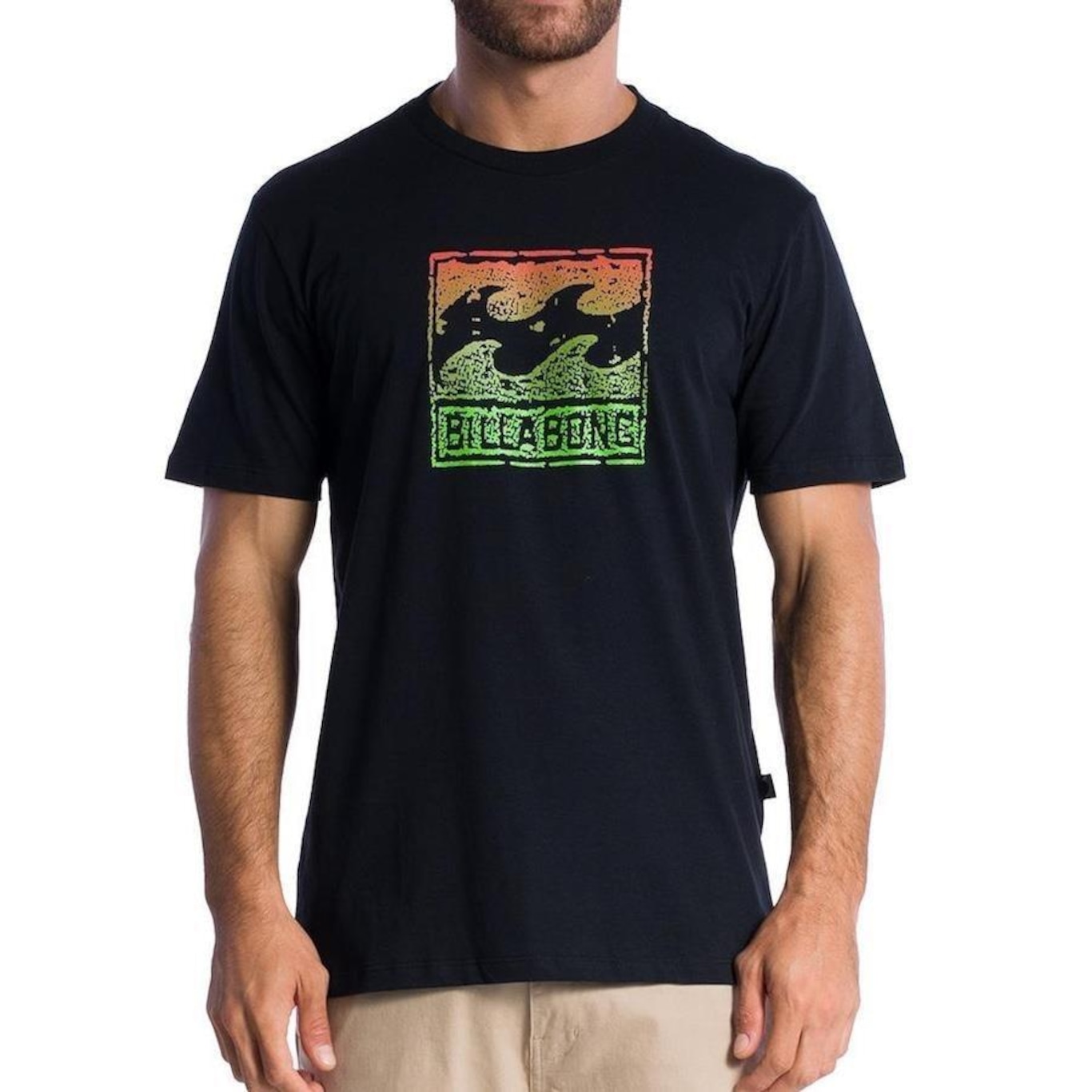 Camiseta Billabong Crayon Wave II Sm24 - Masculina - Foto 1